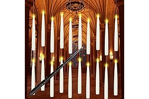20PCS Floating Candles with Magic Wand Remote
