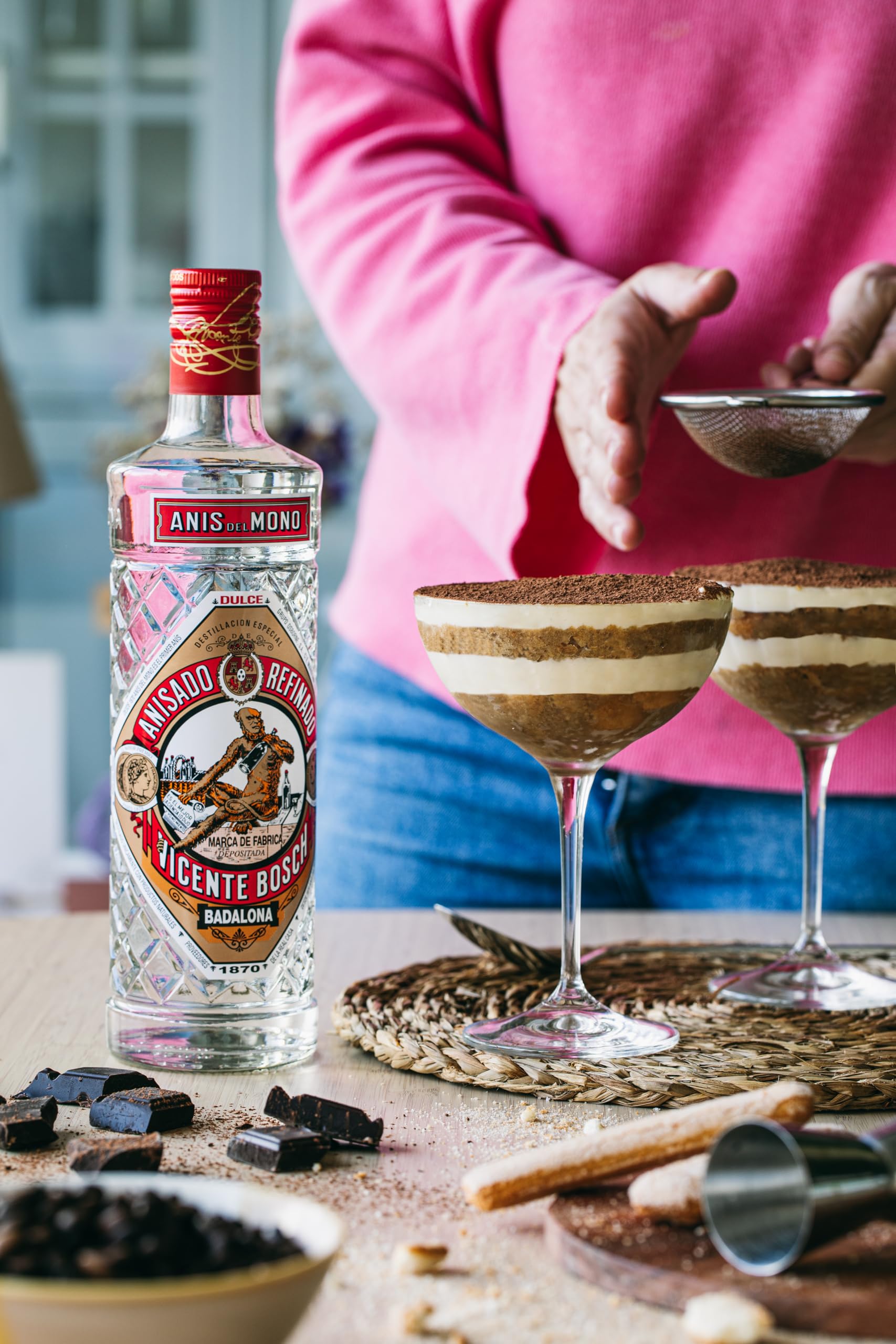 70cl Crema De Anís Del Mono - Con Notas De Chocolate Y Caramelo 7.5€ En