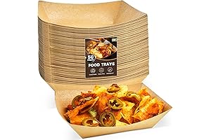 3 Lb Paper Food Trays - Disposable Nacho Trays