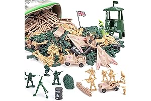 3 Otters 120PCS Army Men Military Set: Elite Army Figures for Imaginative Play