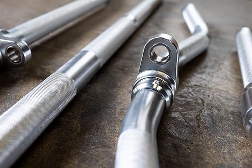 Miniatura 8 de Body-Solid Herramientas de gimnasio en casa Aluminio LAT Pulldown Curl Bar Attachment