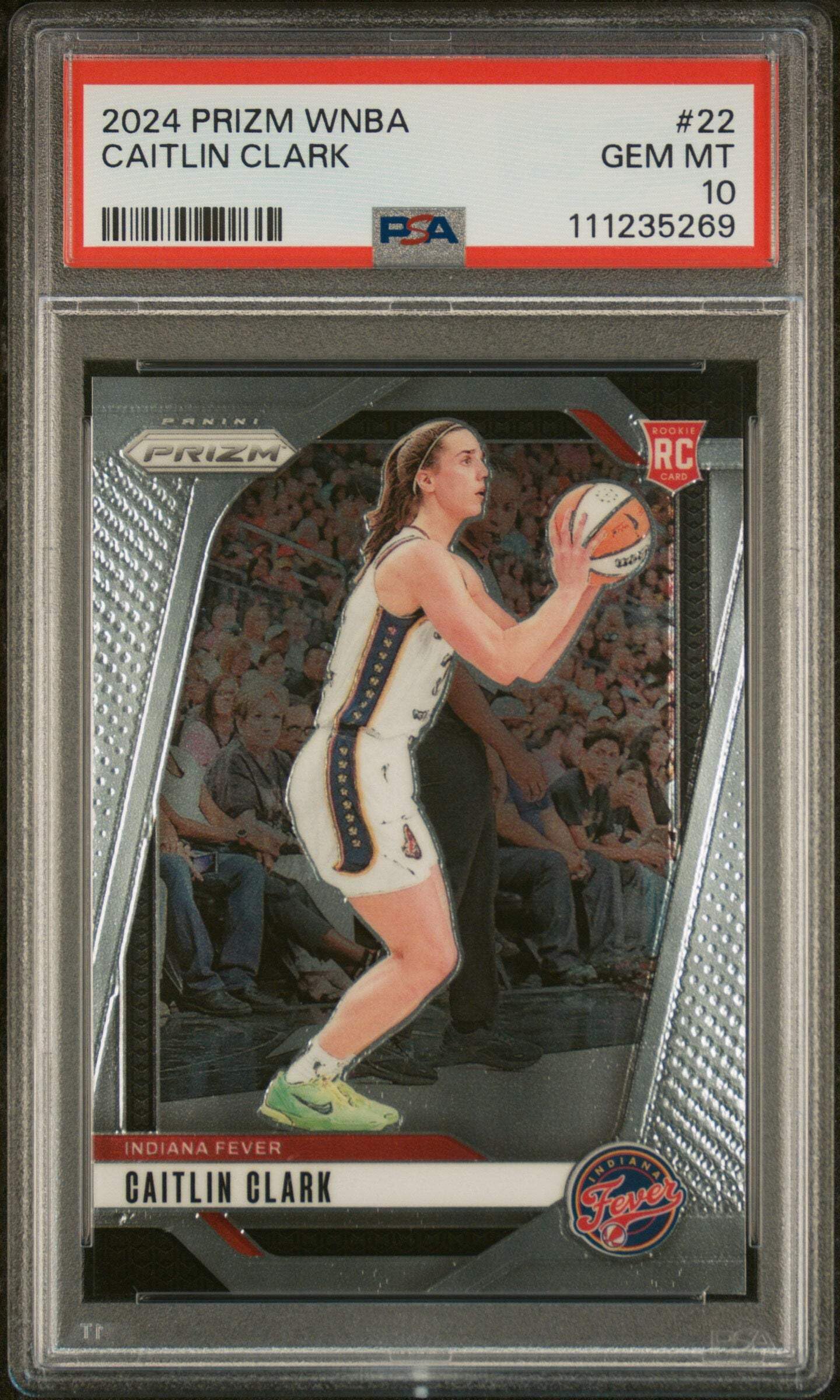 Amazon.com: Graded 2024 Panini Prizm Caitlin Clark #22 Rookie RC Basketball  Card PSA 10 Gem Mint : Collectibles & Fine Art