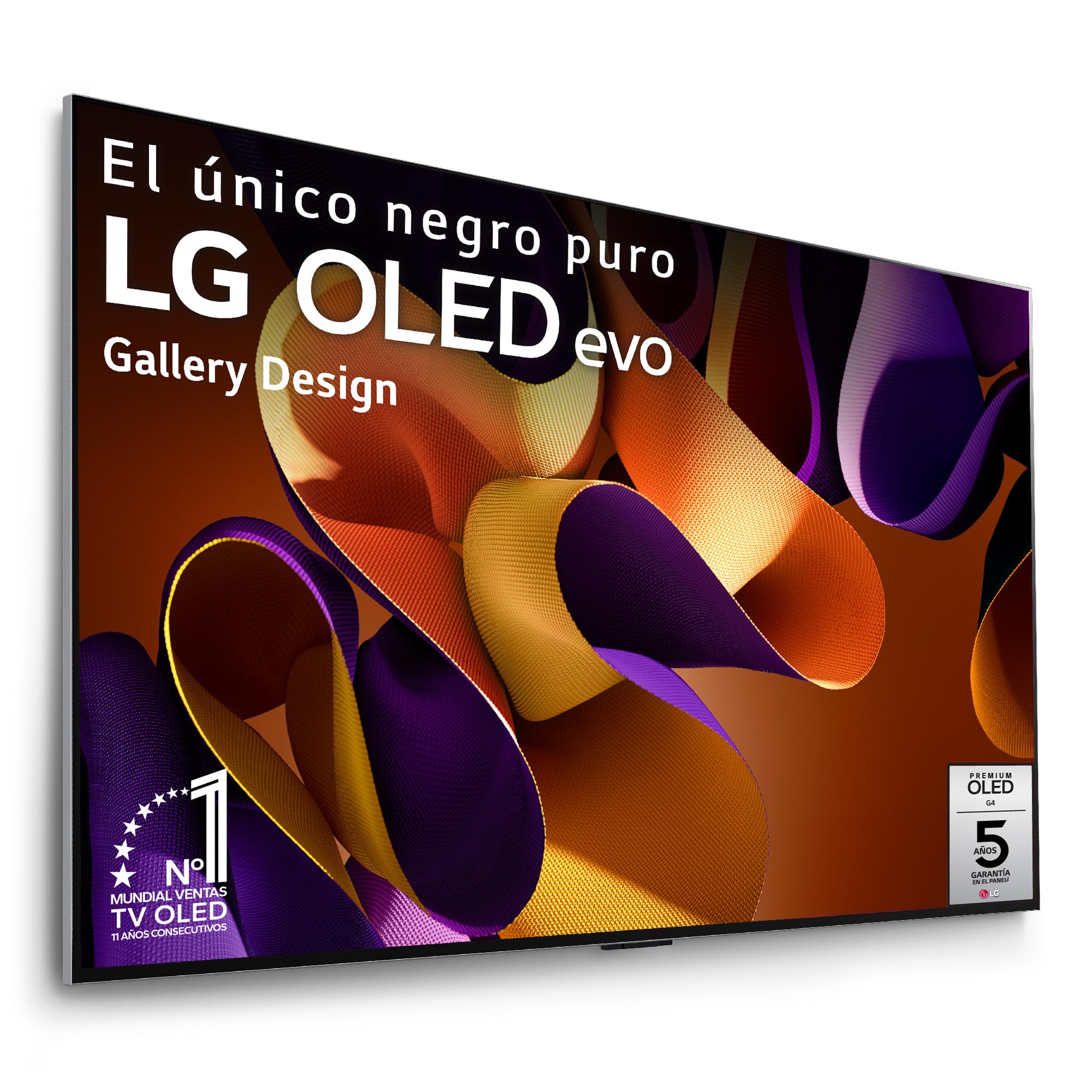TV OLED Evo LG OLED77G4 195 cm 4K UHD Smart TV 2024 Noir et Argent