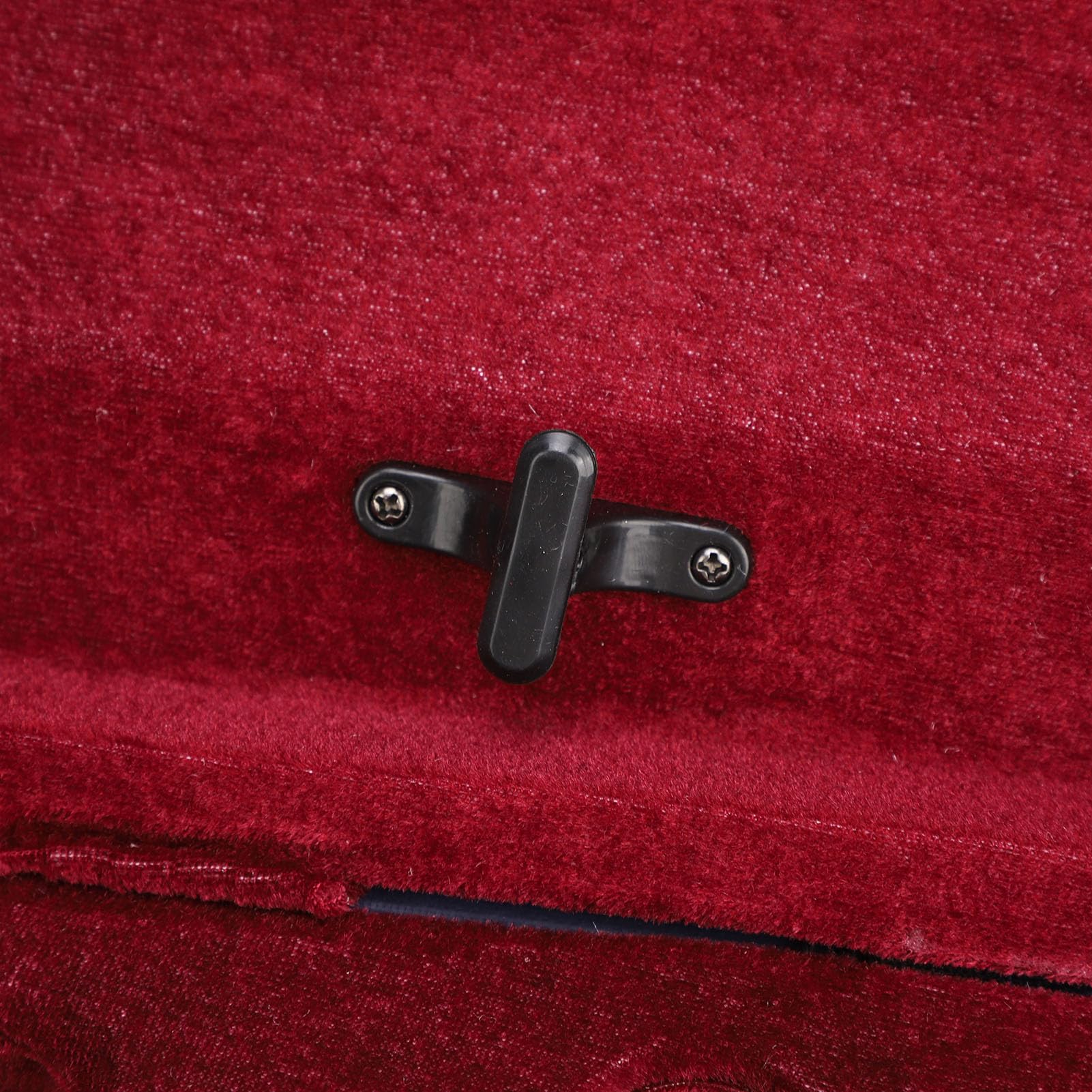 JTLB Estuche de violín ligero de 3 capas con medidor de humedad, resistente a la presión, triangular, caja de viaje para violín (forro rojo)