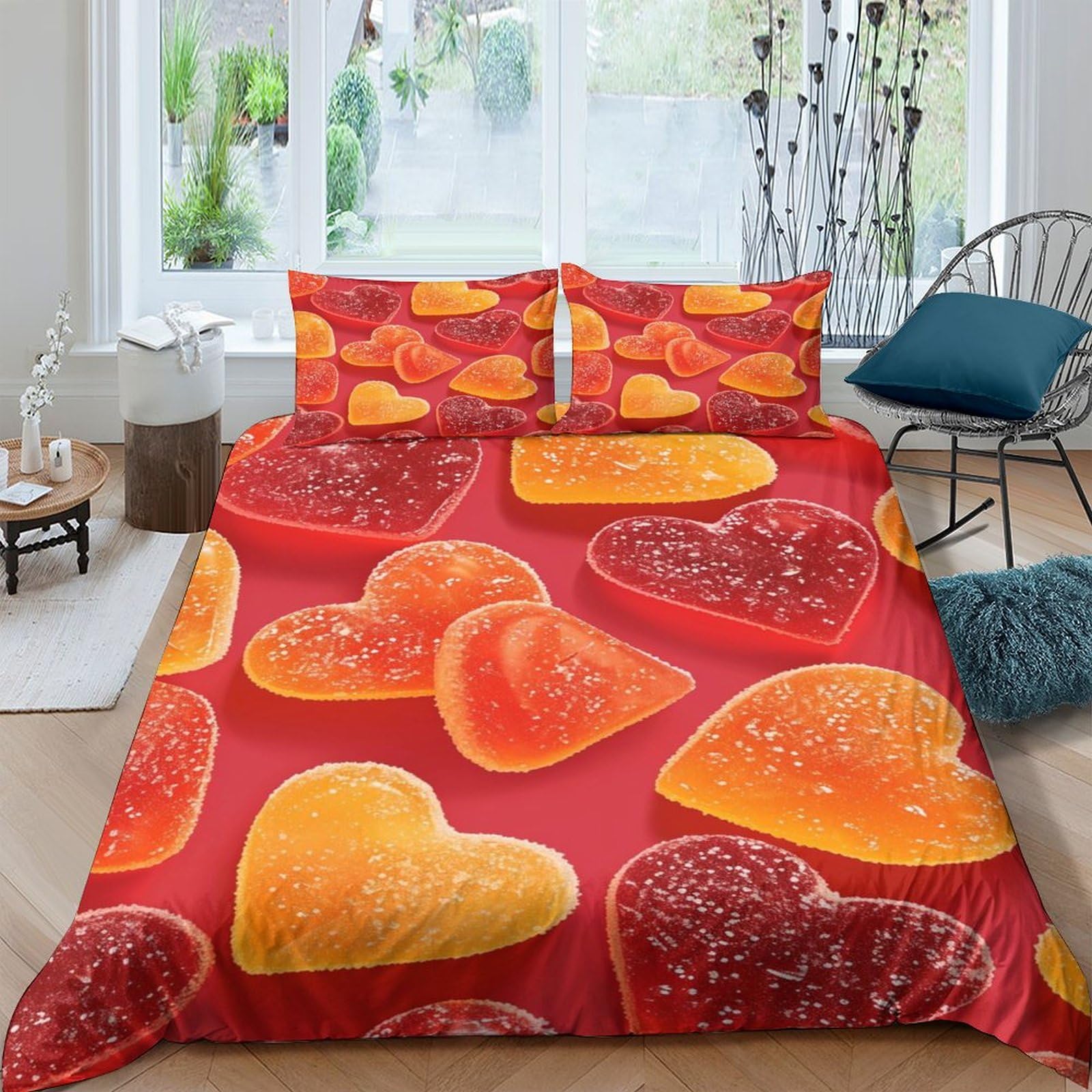 Parure de lit 200x200 cm en microfibre pour un sommeil serein