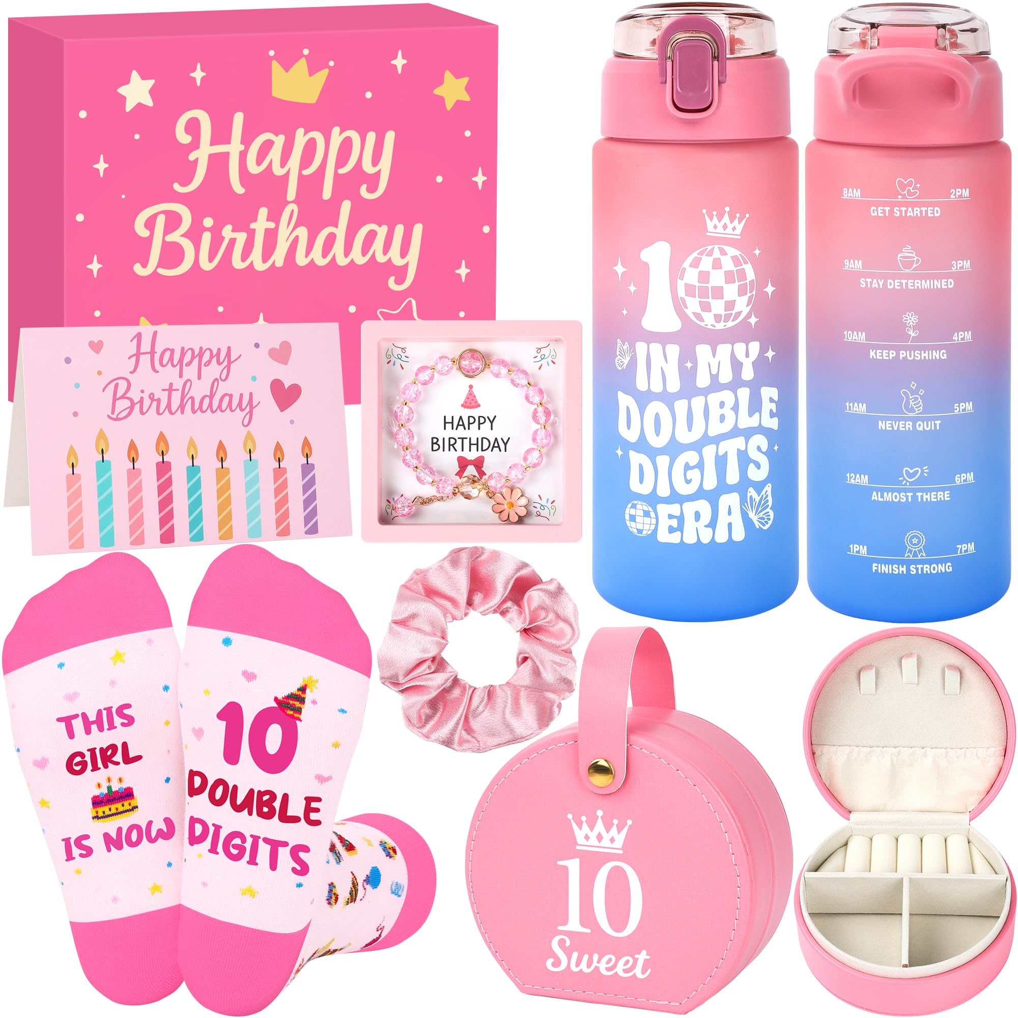 MIRTHIA 10 Year Old Gifts for Girls - 10th Birthday Gifts for Girls Birthday Gift for 10 Year Olds Girl Present for 10 Years Olds Girl Presents Age 10 for Sister Daughter Niece Granddaughter