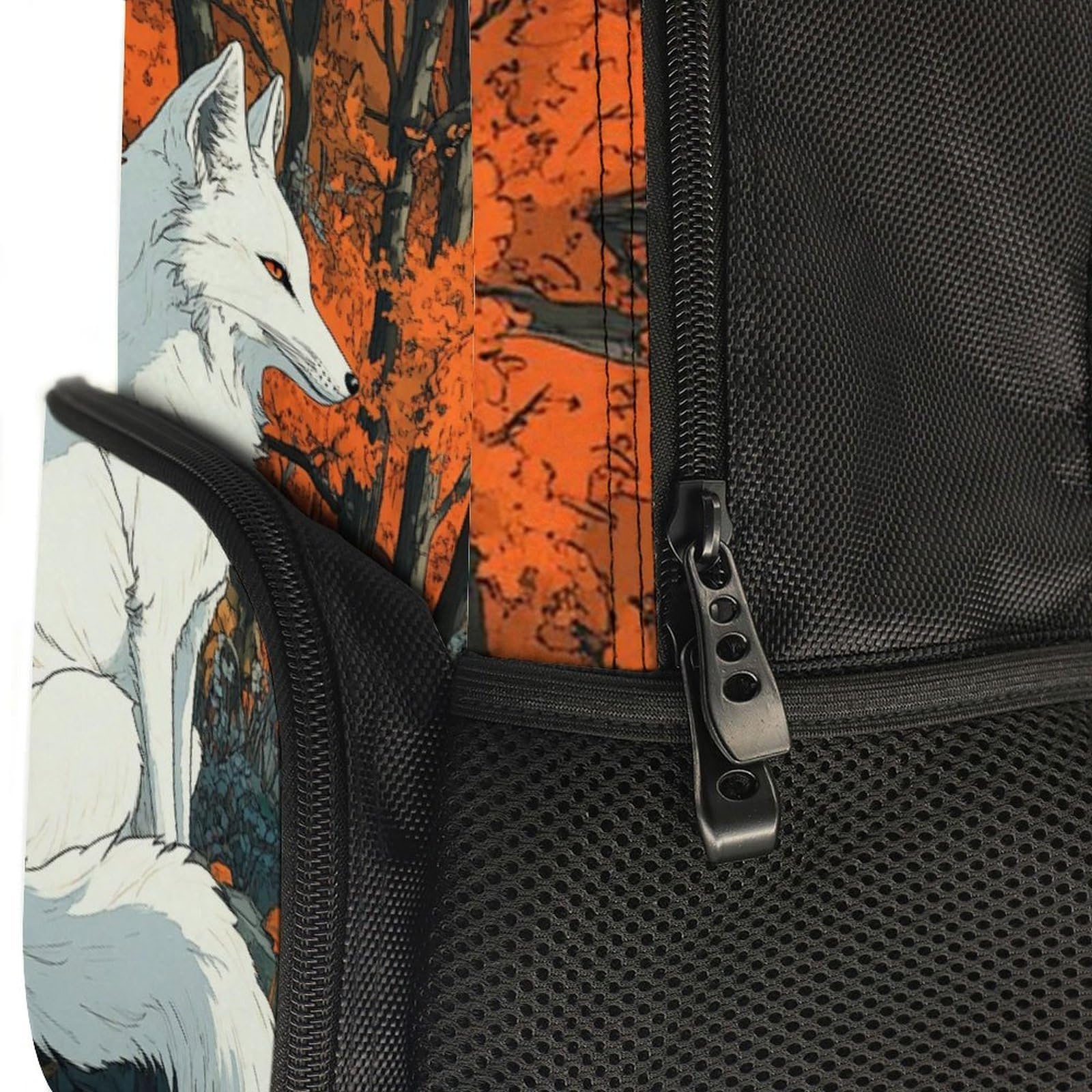 Mochila Infantil Animal Zorro Zorro para Niño Niña 7-11 Años, Mochila Colegio Escolar, School Bag, Tejido 1680D, Detalles de Fieltro, Colegio Viaje