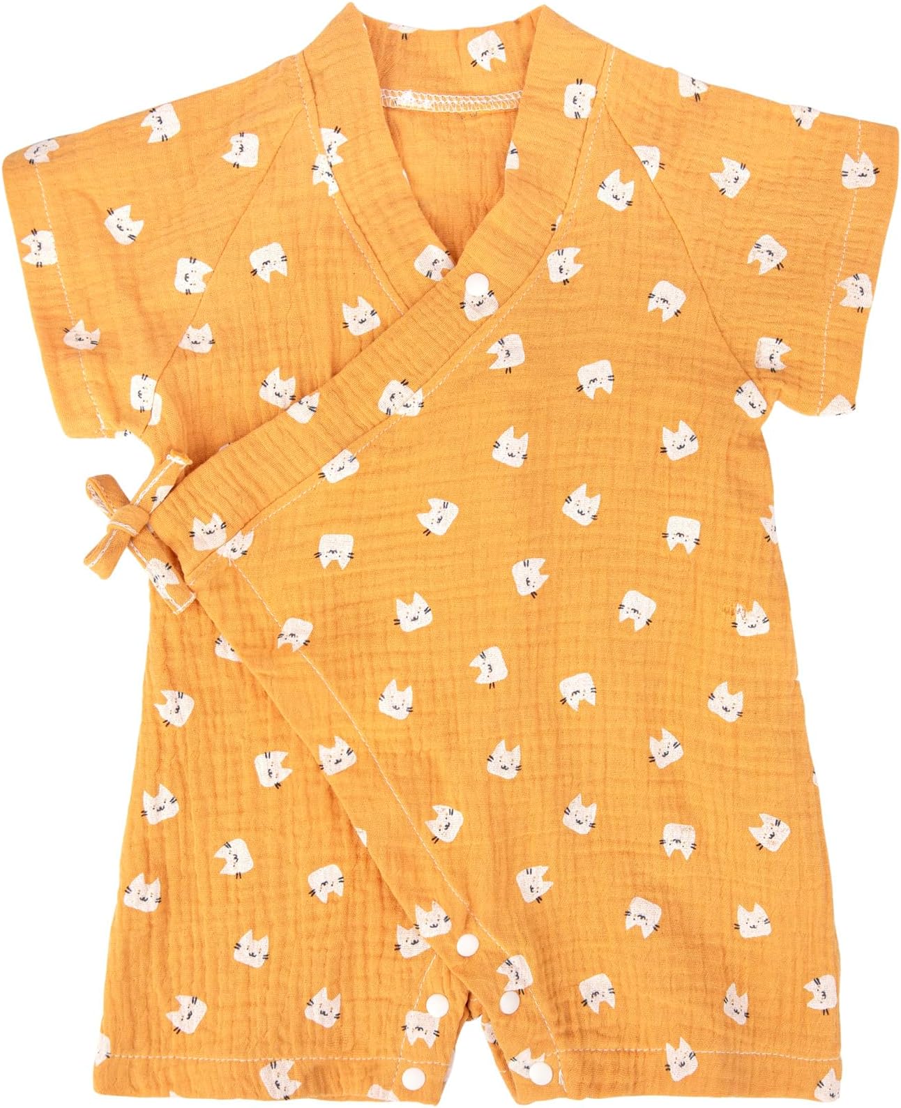 Baby Kimono Robe Newborn Cotton Yarn Bodysuit Romper Infant Japanese Pajamas 0-24 Months