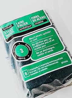 3M 10115NA #3 Coarse Synthetic Steel Wool Pad - Quantity 6
