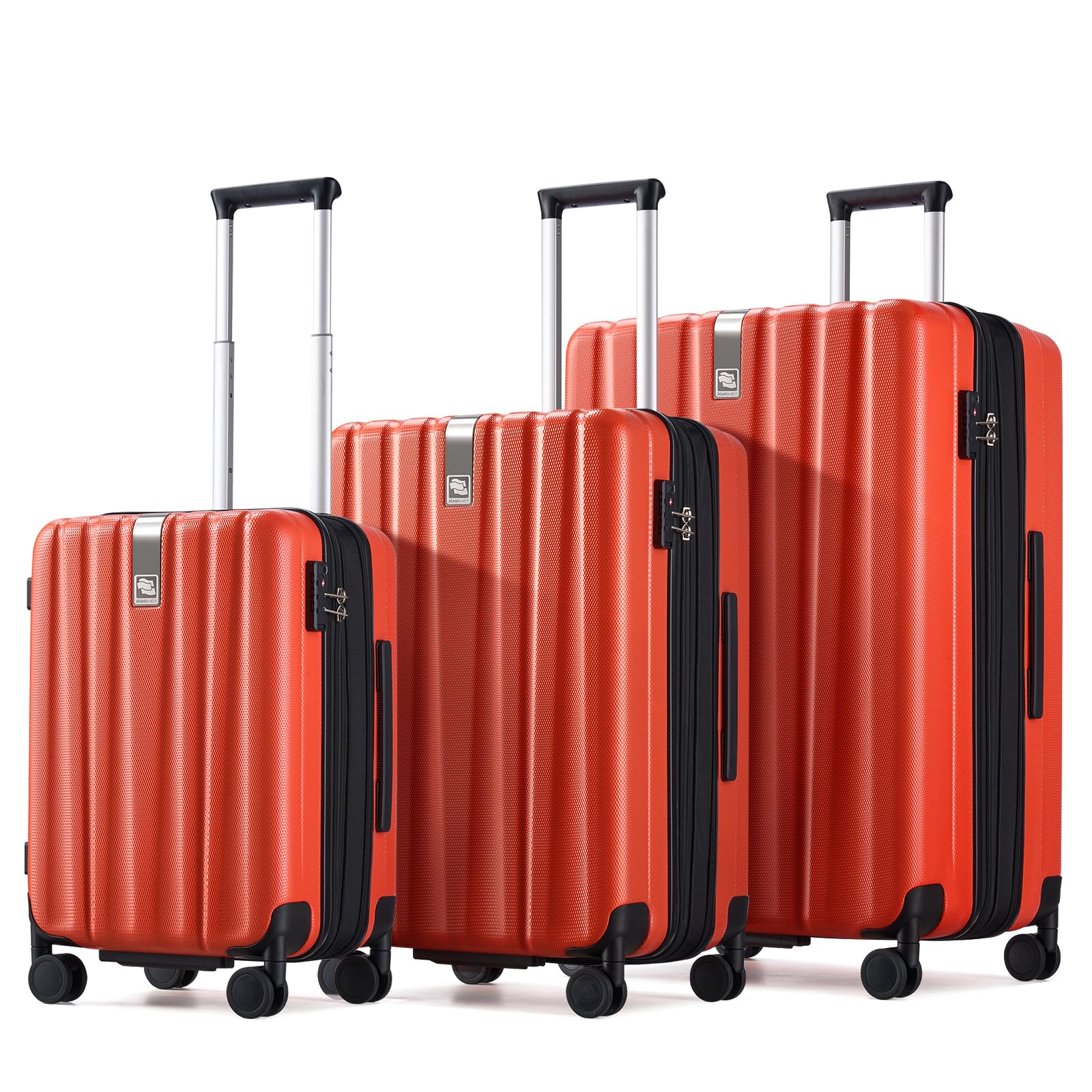 Hanke Expandable Hard Shell Luggage Sets, 3 Piece, 20/24/29 Inch