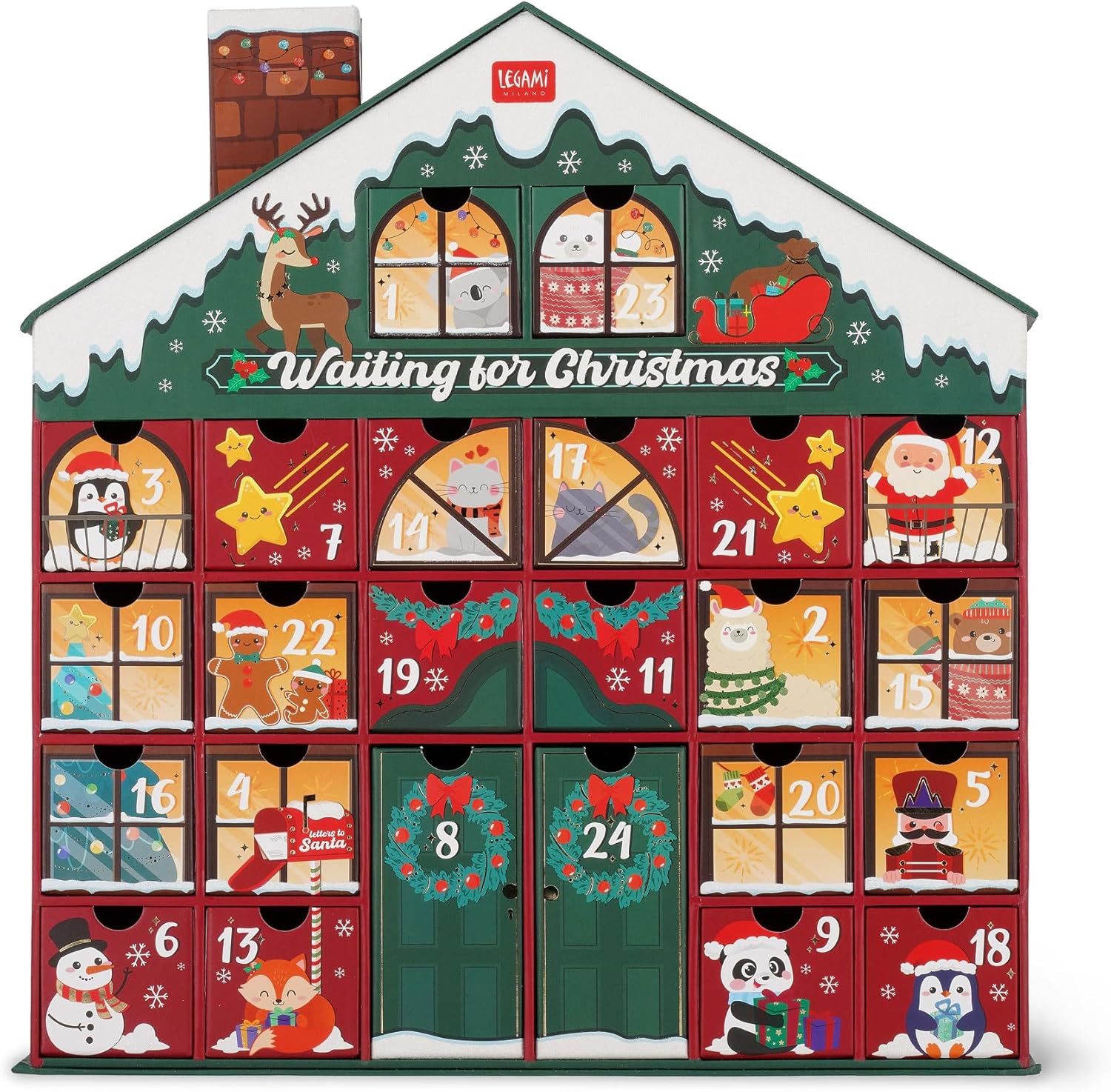 2025 Weihnachtskalender Mit Hunde-Motiv - 24 Tage Countdown-Kalender Für Die Vorweihnachtszeit