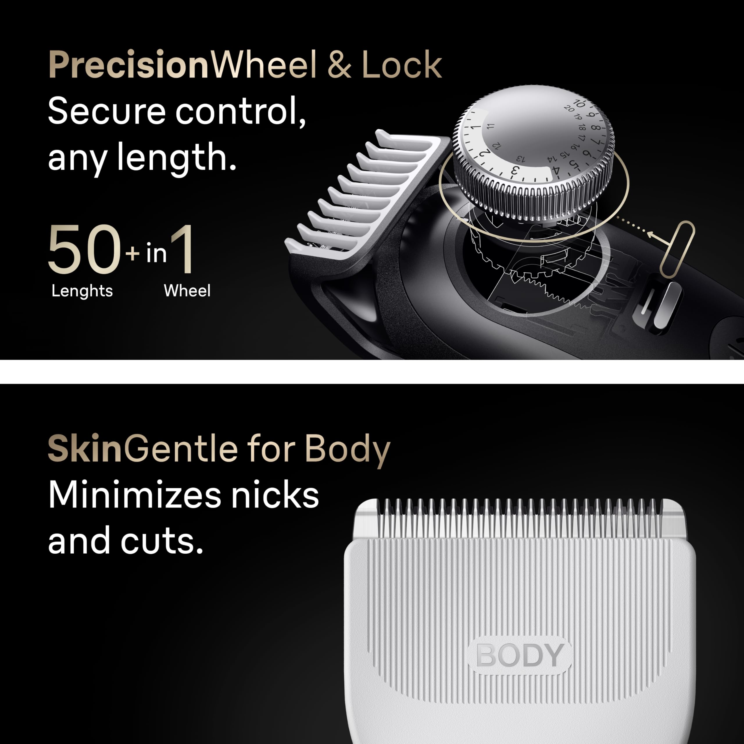 Braun Series 9 PRO All-in-One Beard & Body Grooming Kit for Men, Cordless Trimmer, Hair Clippers & Shaver for Face, Hair & Body with Gillette Labs Razor, AIO 9550