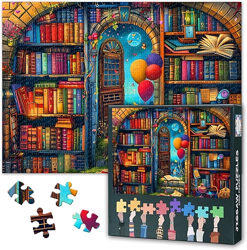 Miniatura 2 de Rompecabezas vintage, libro de fantasía, pinturas de casa, juego de rompecabezas de 1000 piezas para adultos, rompecabezas para niños y niñas,
