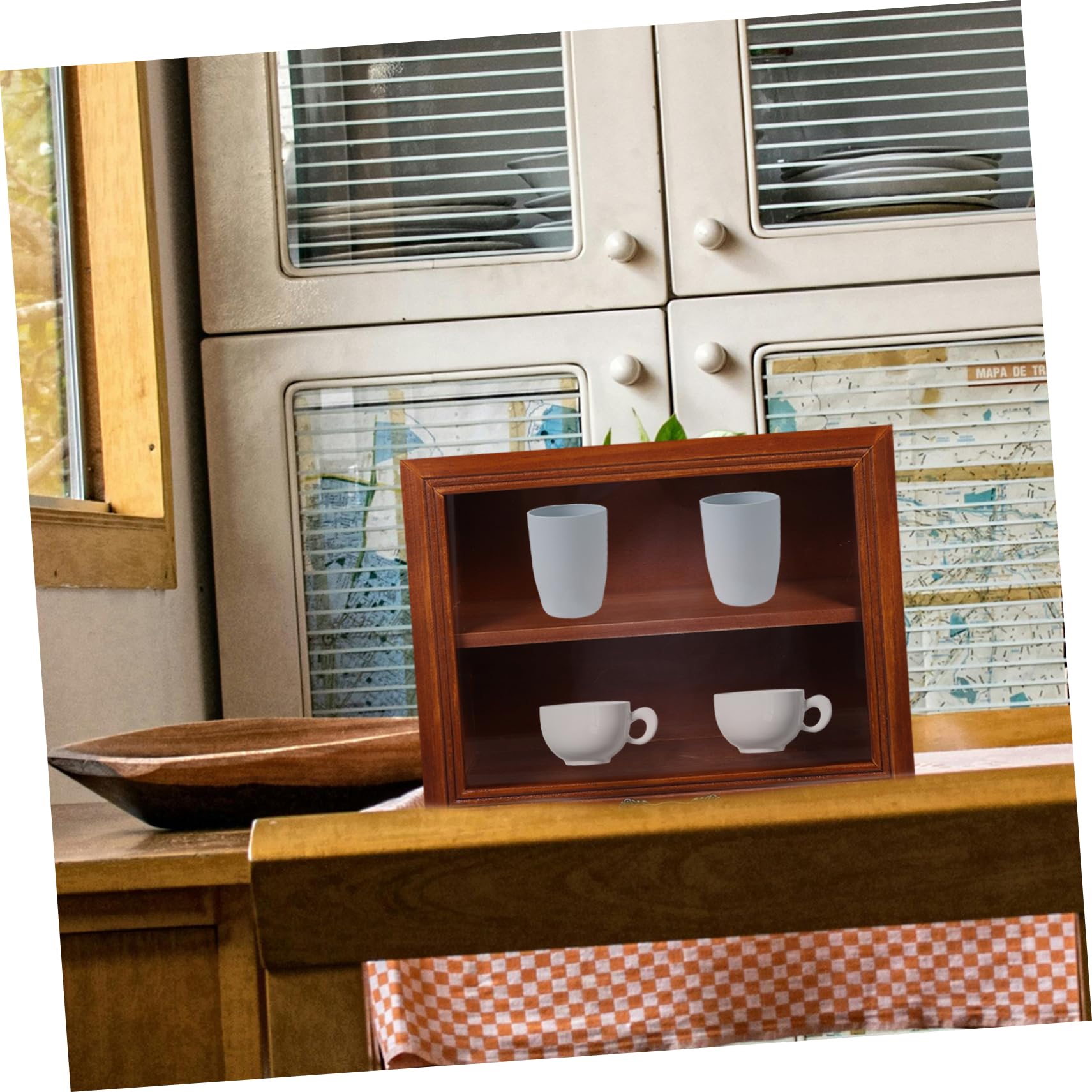 Healeved Boîte de Rangement pour Cosmétiques, 1 Pièce, Présentoir à Thé