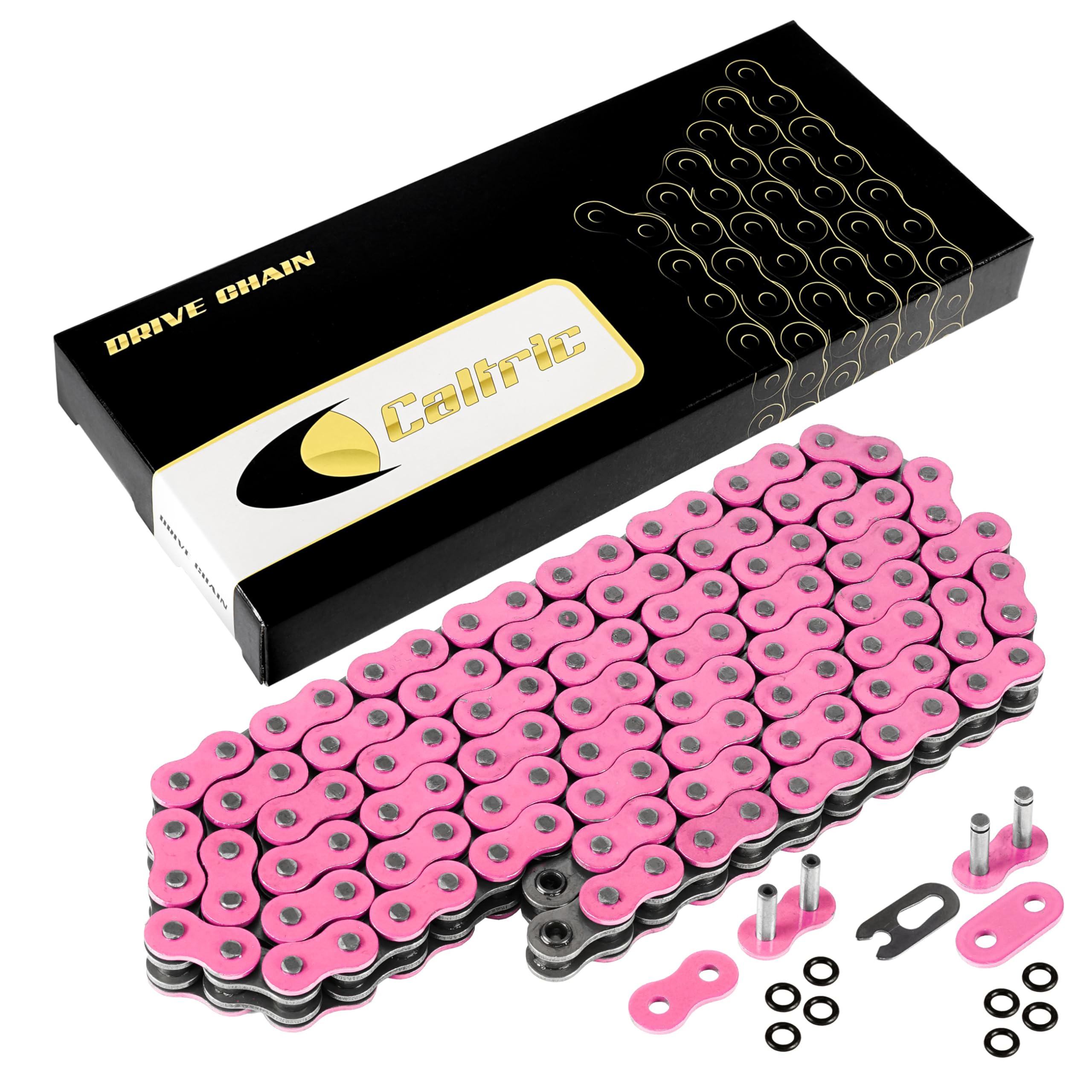 Amazon.com: Caltric Pink 520-Pitch 120-Links O-Ring Drive Chain
