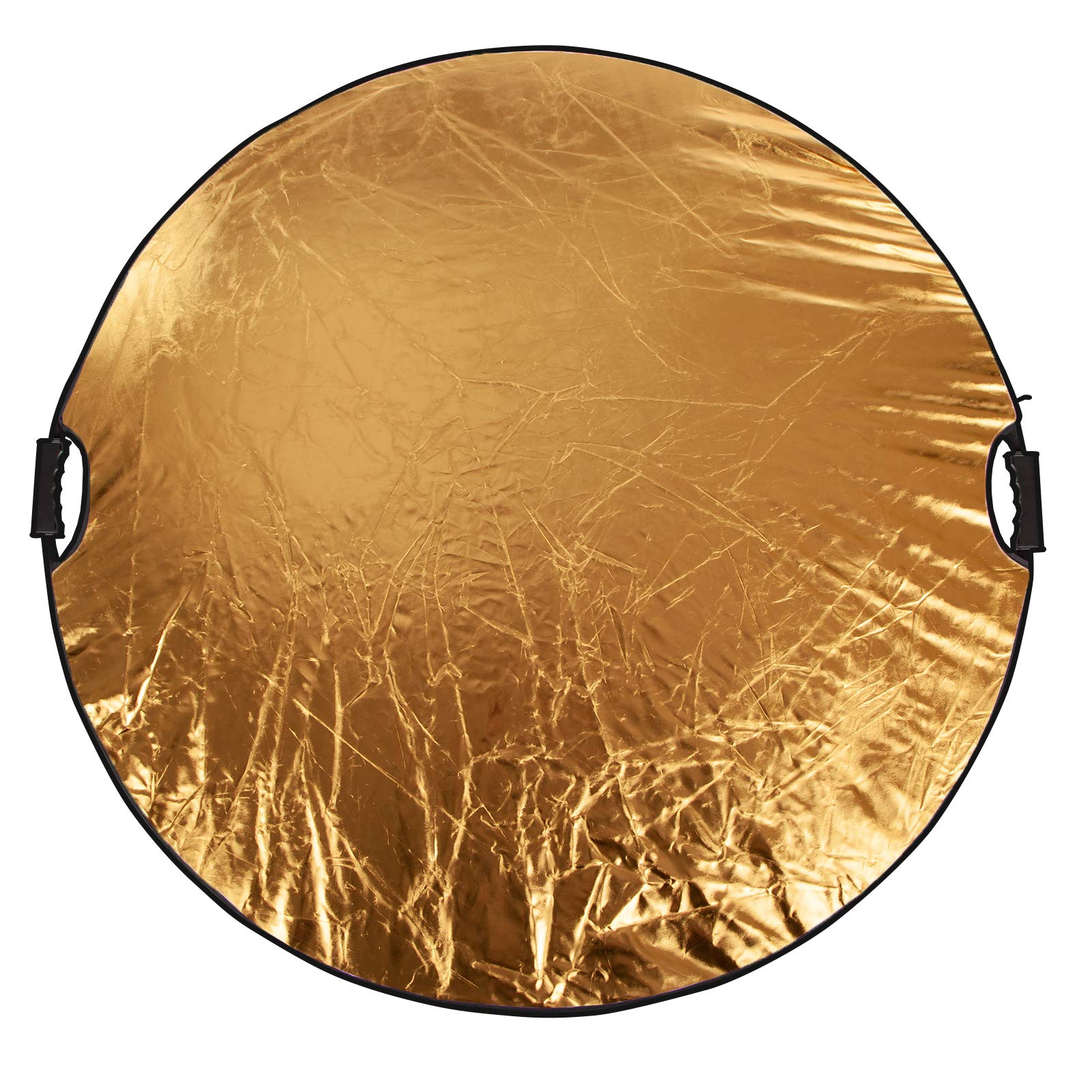 5-en-1 Réflecteur de Lumière Multi-Disque 110cm avec Poignée et Sac de Transport pour Photo Studio Photographie, Réflecteur Pliable