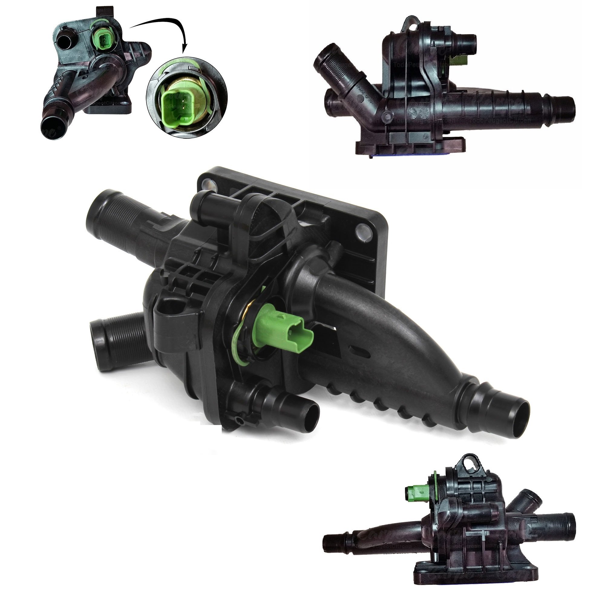 Kit Termostato Completo Con Alloggiamento E Sensore Per Motori 1.6 HDi E Multijet – Ricambio ECP