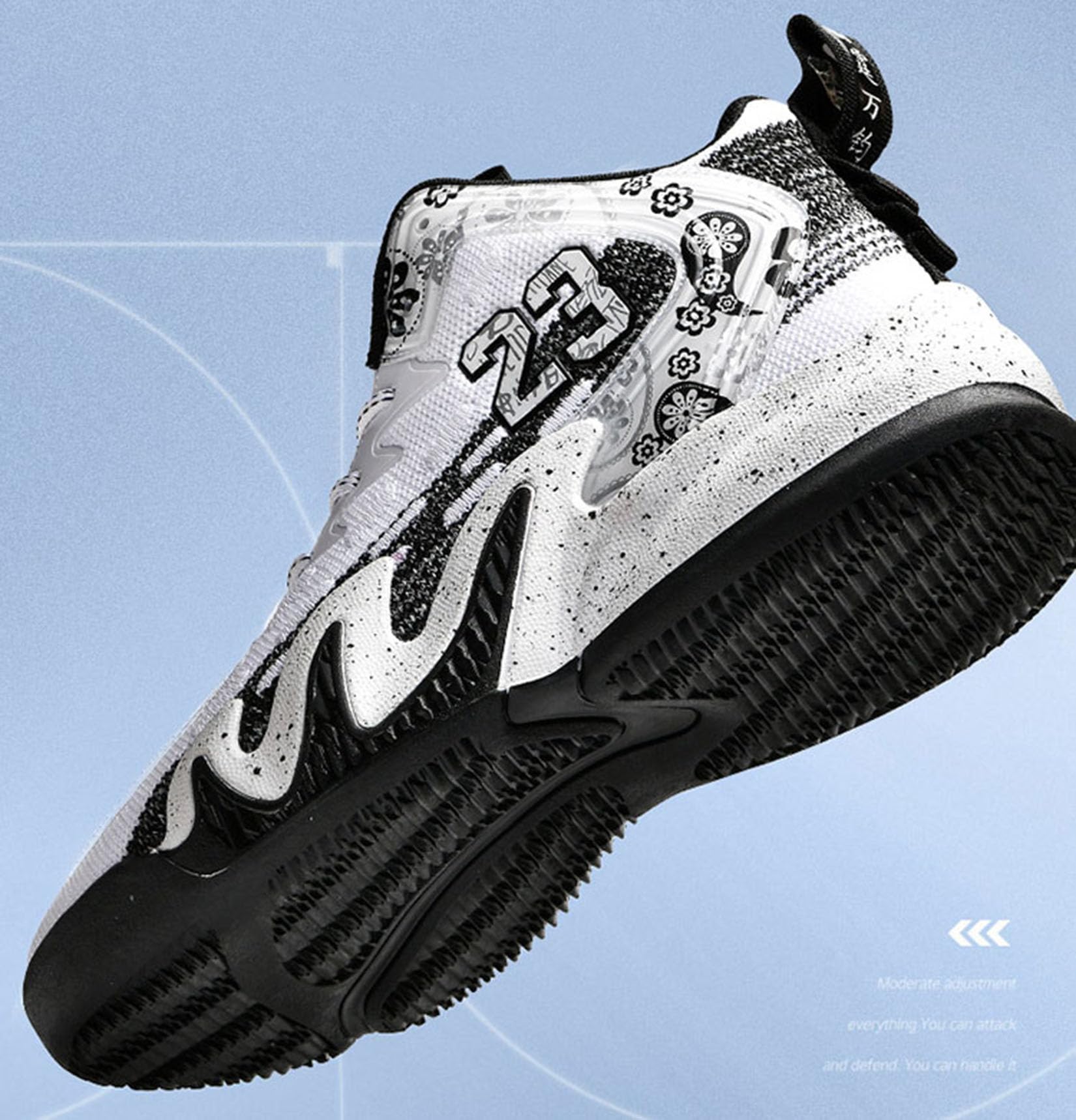 Męskie I Damskie Buty Do Koszykówki Chłopców Outdoor Wygodne Oddychające Buty Sportowe(41 EU, Z04)