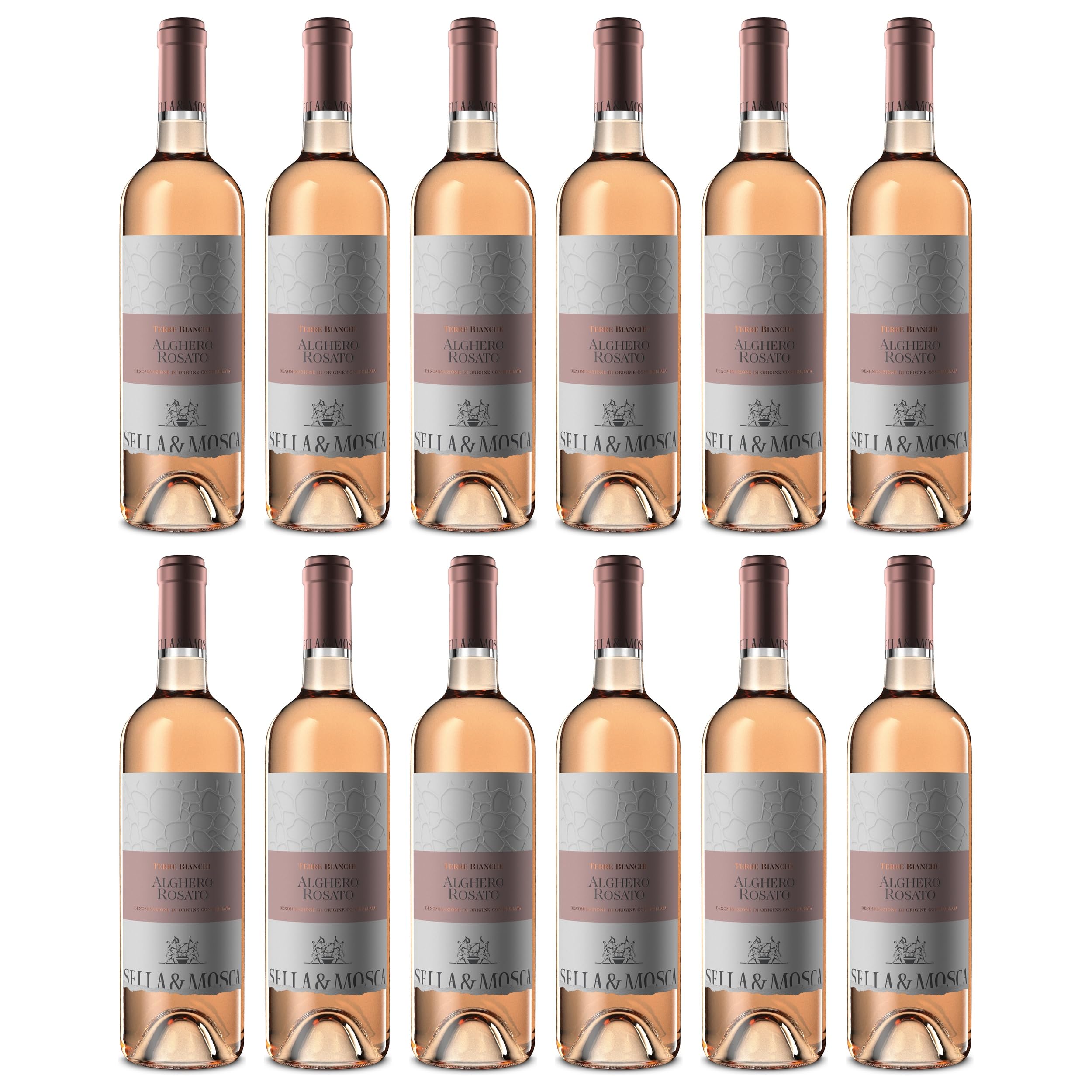 Sella & Mosca Rosato Alghero DOC Roséwein Rosé trocken Italien inkl. FeinWert E-Book (12 x 0.75 l)