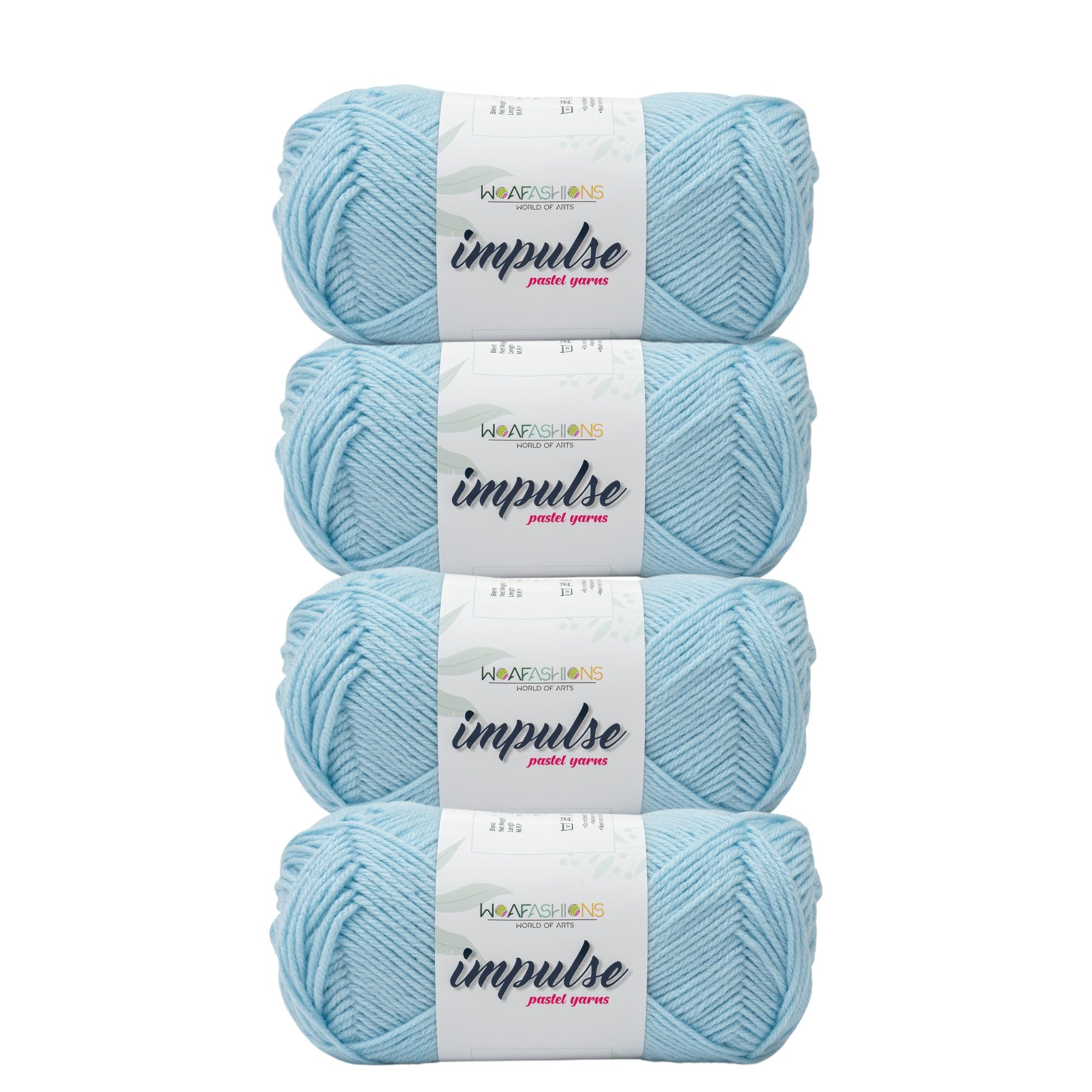 WOAFASHIONS - World of Arts Impulse Hand Knitting & Crochet Yarn