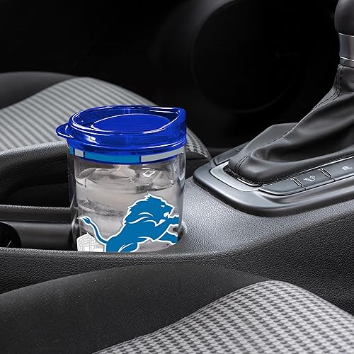 Miniatura 150 de Rico Industries NFL - Vaso clásico de fútbol americano de doble pared, 16 oz o 20 onzas, tapa W