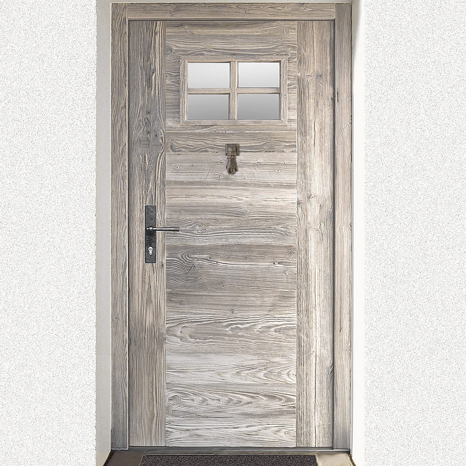 Moritz Heurtoir de porte en fonte style antique - Sonnette de porte rustique - Cloche de porte baroque - Décoration de porte