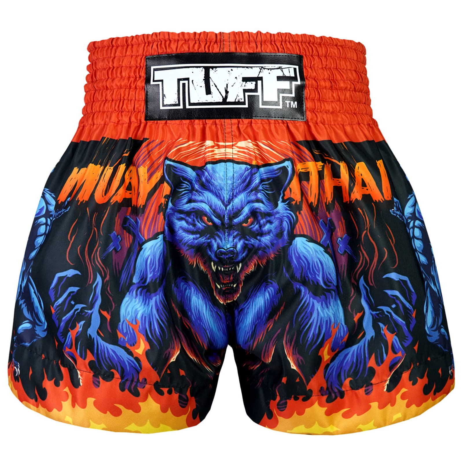 Tuff Sport Muay Thai-Shorts, Box-Shorts, traditioneller Stil, Workout-Set, MMA-Hose