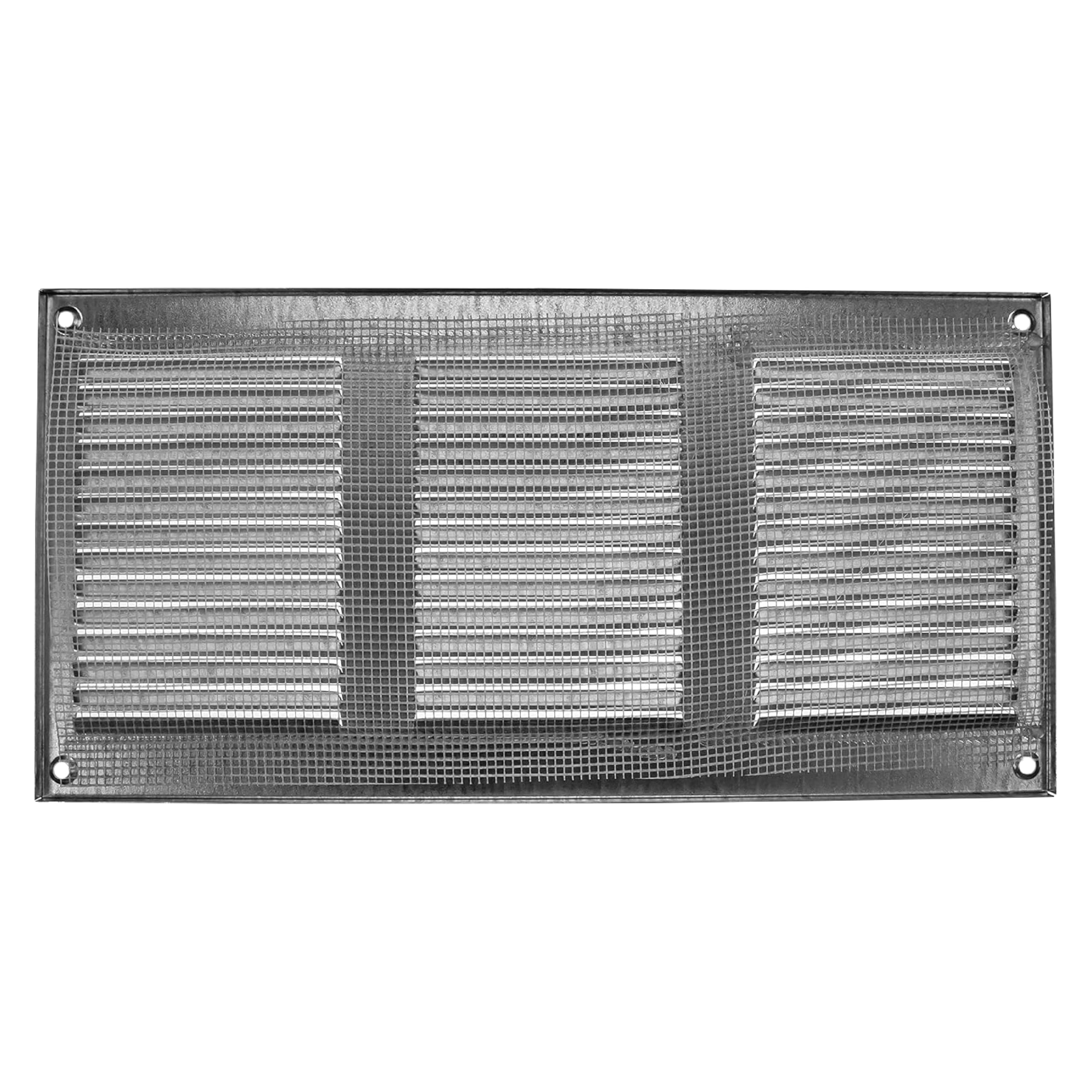 Griglia Di Ventilazione In Alluminio Bronzo 40x300 Mm Con Retina - Per Riscaldamento E Raffreddamento - Foto 9