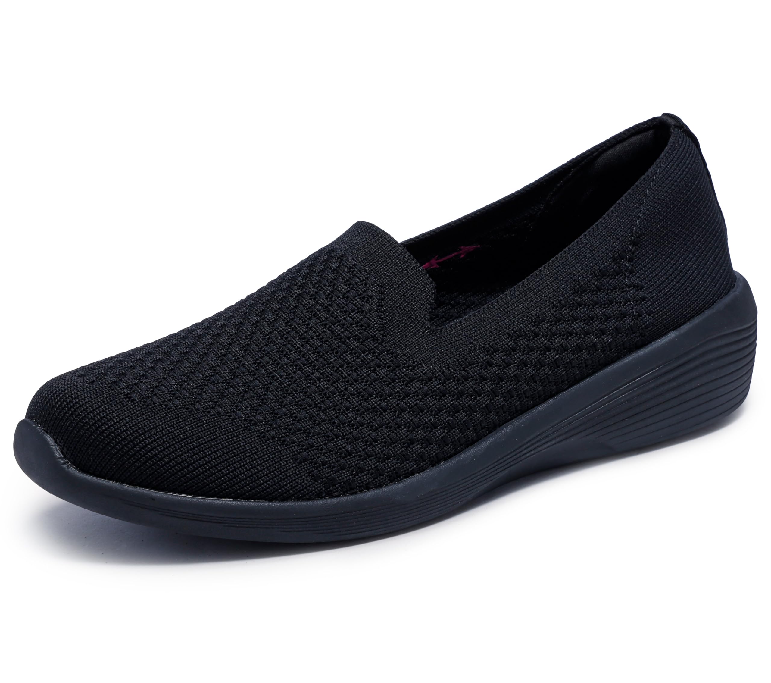 Skechers Women's Arya-Clear Skies Loafer, Black, 7.5