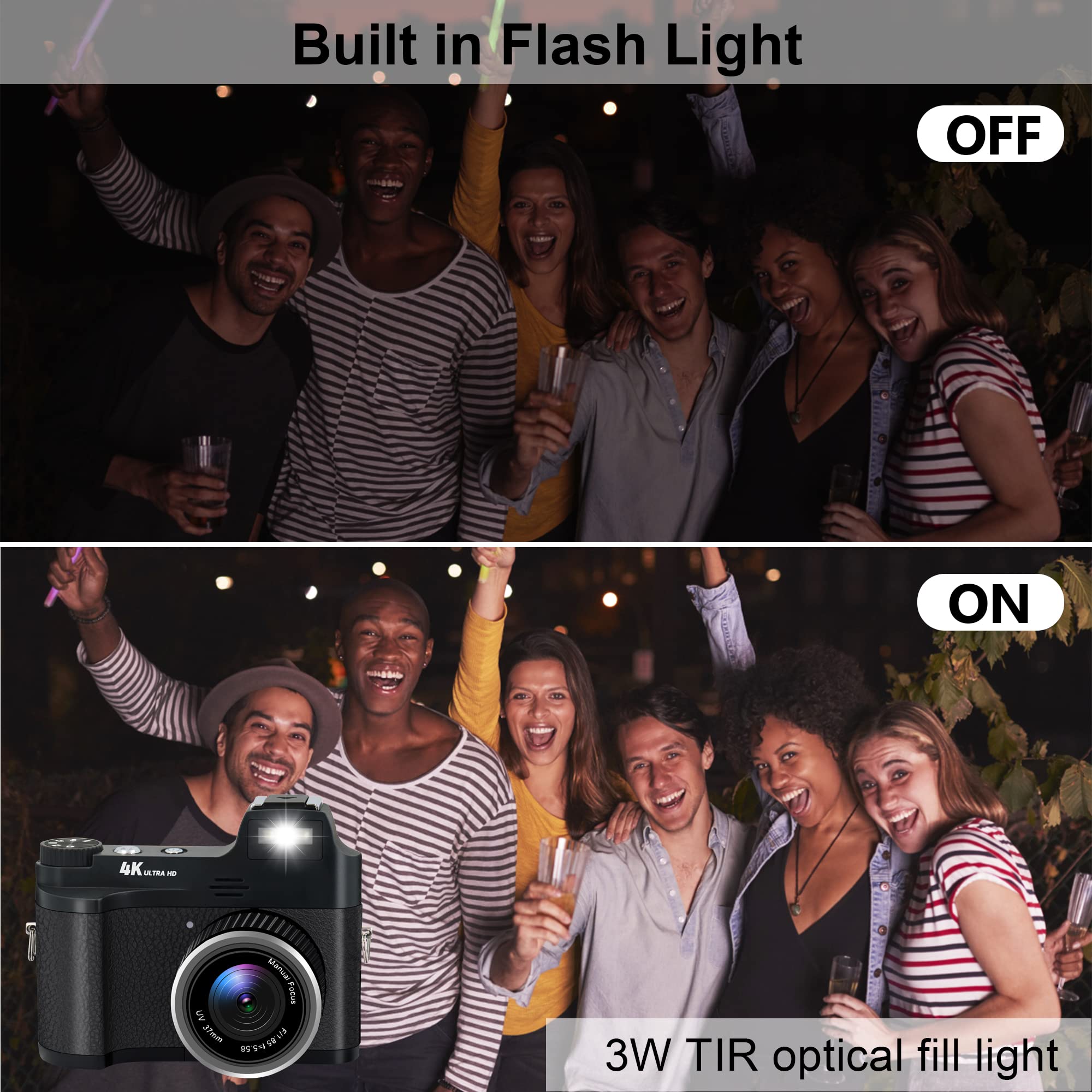 デジタルカメラ YUU Amazon | YEEIN デジタルカメラ 充電式 30MP ポイント&シュートカメラ