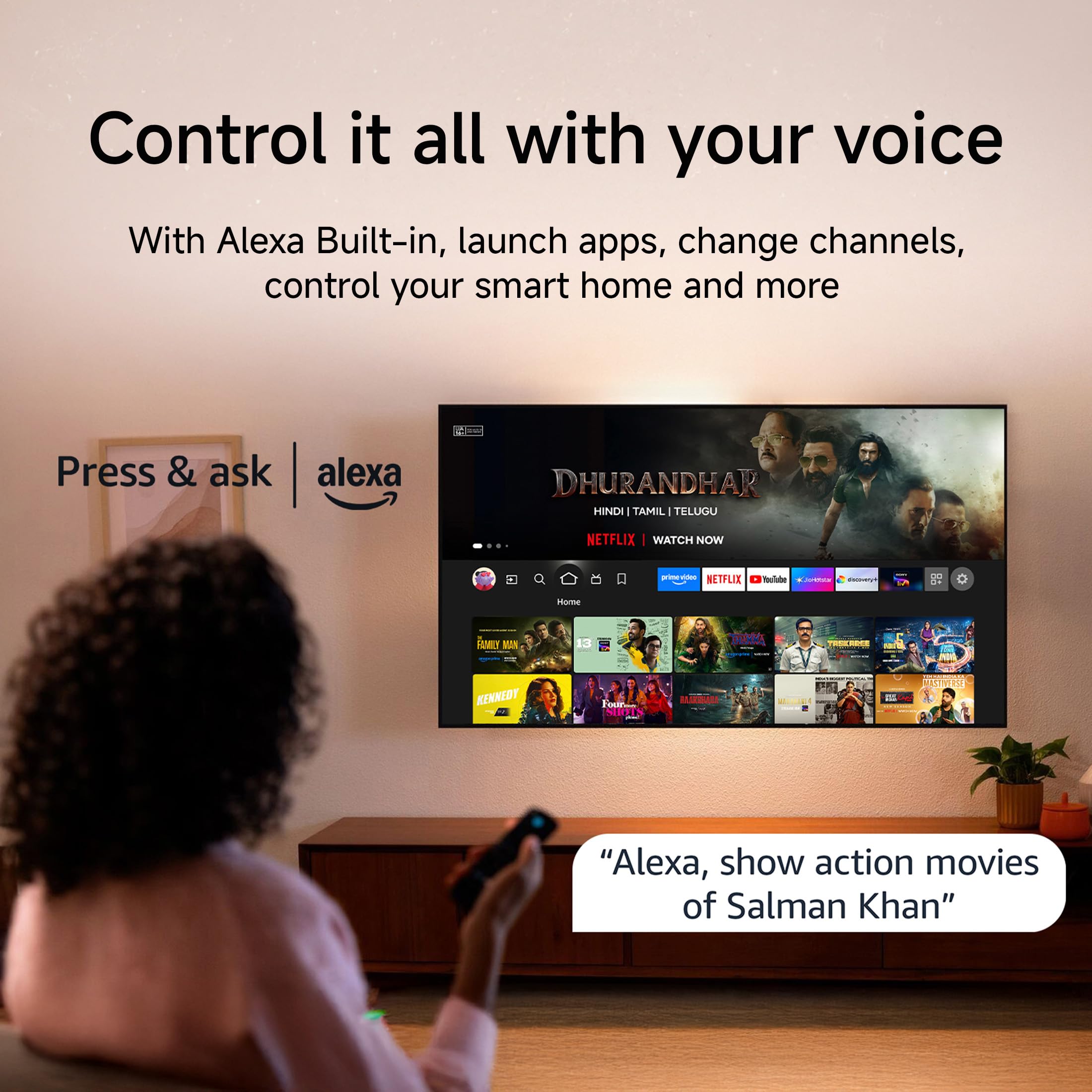 Xiaomi (139 cm) 55 inch Smartchoice FX 4K QD-Mini LED Smart | Full Array Local Dimming | HDR10+ | 120Hz DLG Game Booster | Fire TV | L55MC-FSMIN — Amazon image 16