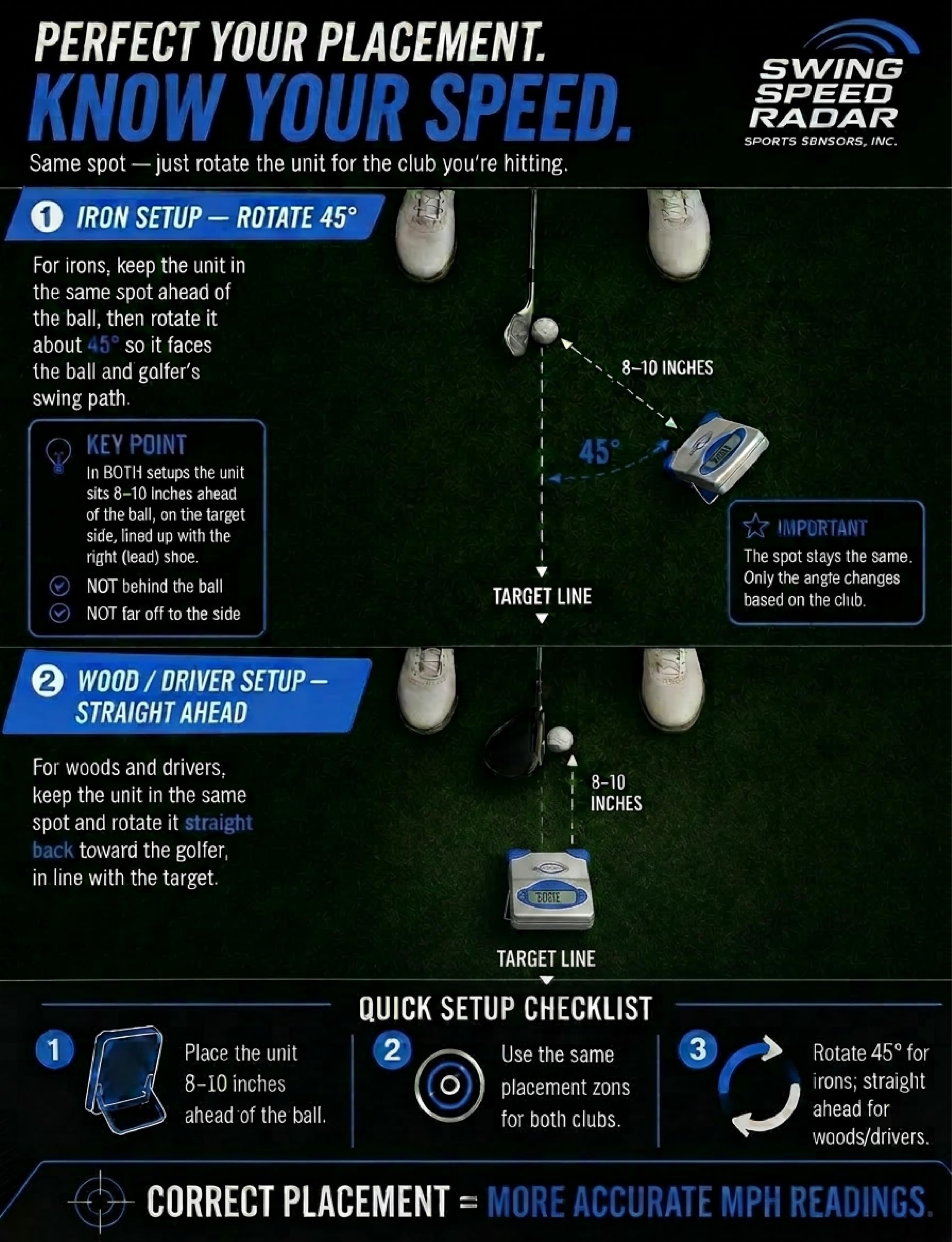 Buy Swing Speed Radar - Achieve Longer Drives - Delivers Precise