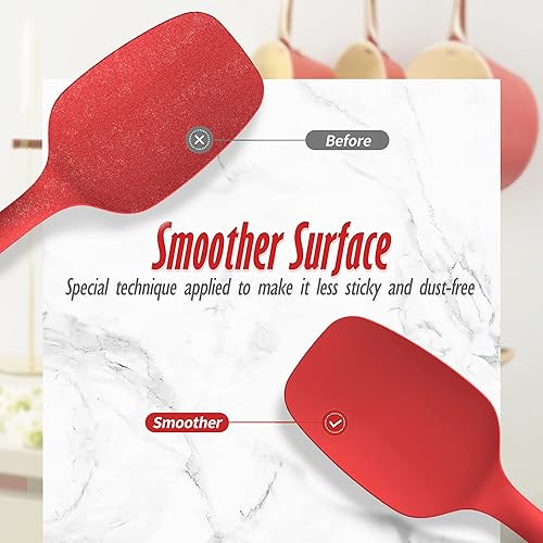 Miniatura 2 de Garantía permanente de silicona grande Spoonila 1 PCS Resistente al calor Espátula de silicona para utensilios de cocina antiadherentes utensilios