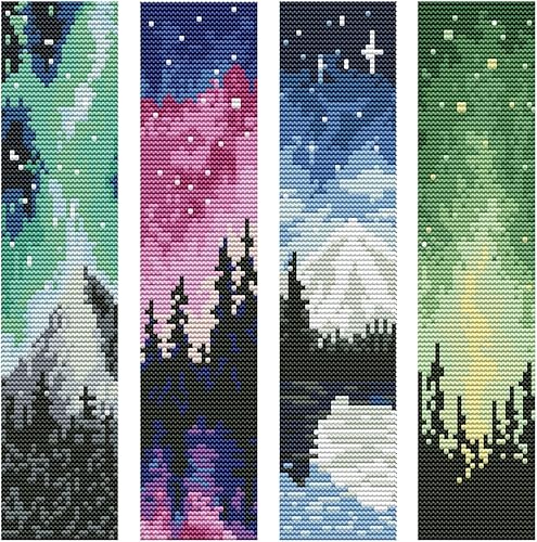 ZuoAnLF Kit de 3 marcadores de punto de cruz marcadores sellados kits de punto de cruz para niños adultos principiantes kits de punto de cruz 11