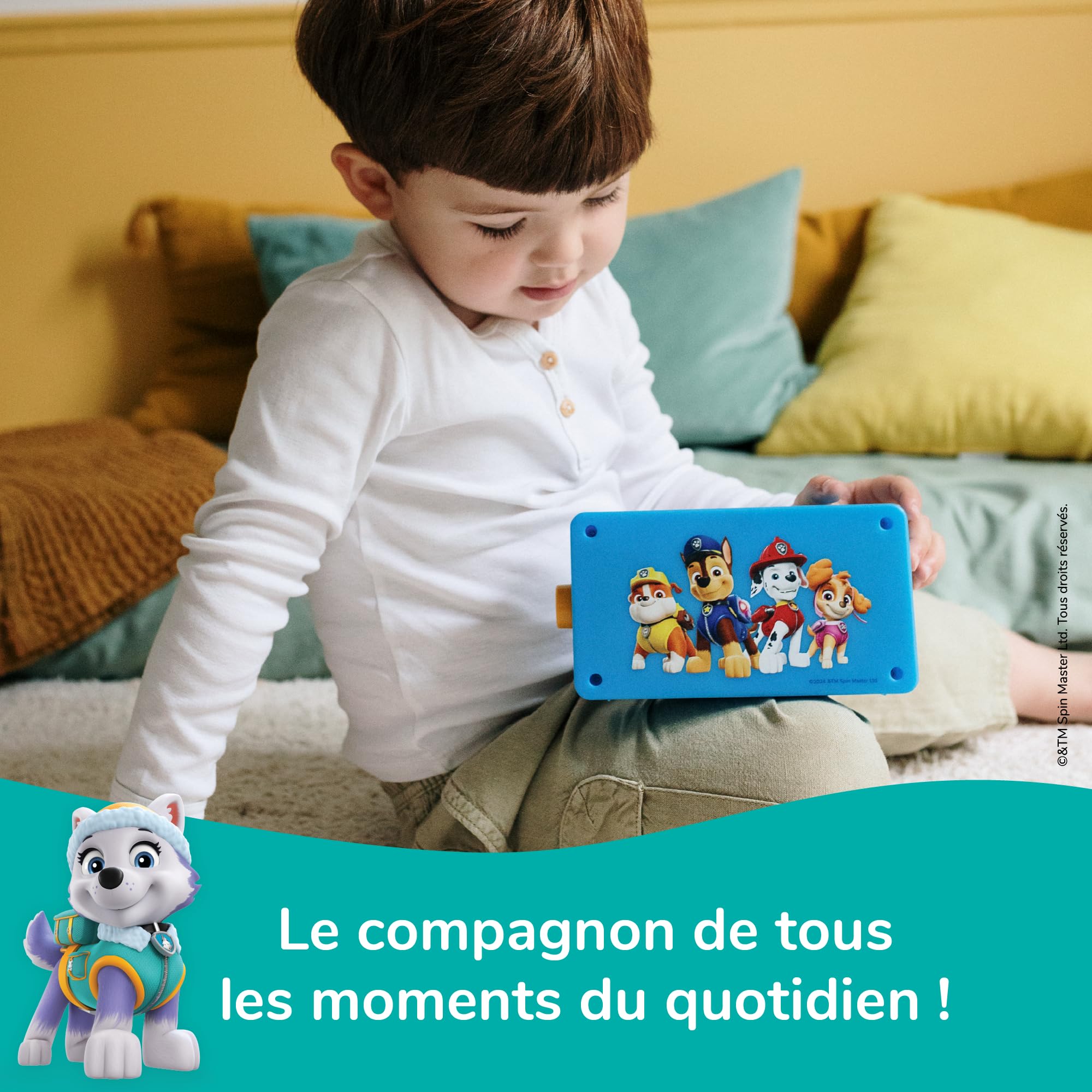 Lunii - Ma Fabrique à Histoires édition limitée Pat Patrouille + 3h07 d'histoires incluses à télécharger, Boîte à Histoires Interactive dès 3 à 8 Ans - Conteuse fabriquée en France - 5