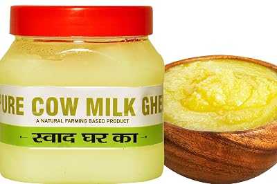 SUN GROW Food Natural ( Doodh Dahi Ka Khana || || Haryana) Sudh Desi A2 Milk Cow Ghee ( Traditional Bilona Churning Meth