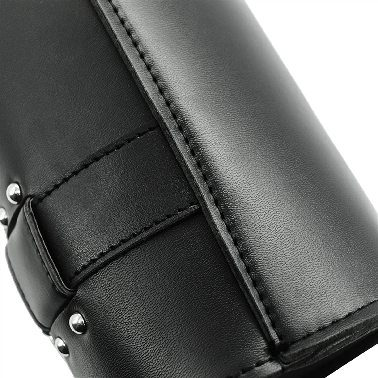 pour Harley Sportster Chopper Bobber Cruiser Dyna Softail Moto Sacoche Selle Bagages PU Sacs Fourche Avant Sac À Outils Sac À Outils Moto Accessoires