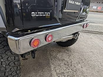 アルミ製 ステンレス リアバンパー 楽天市場】【 JB64 JB74 用】【 ステンレス製 】オールド