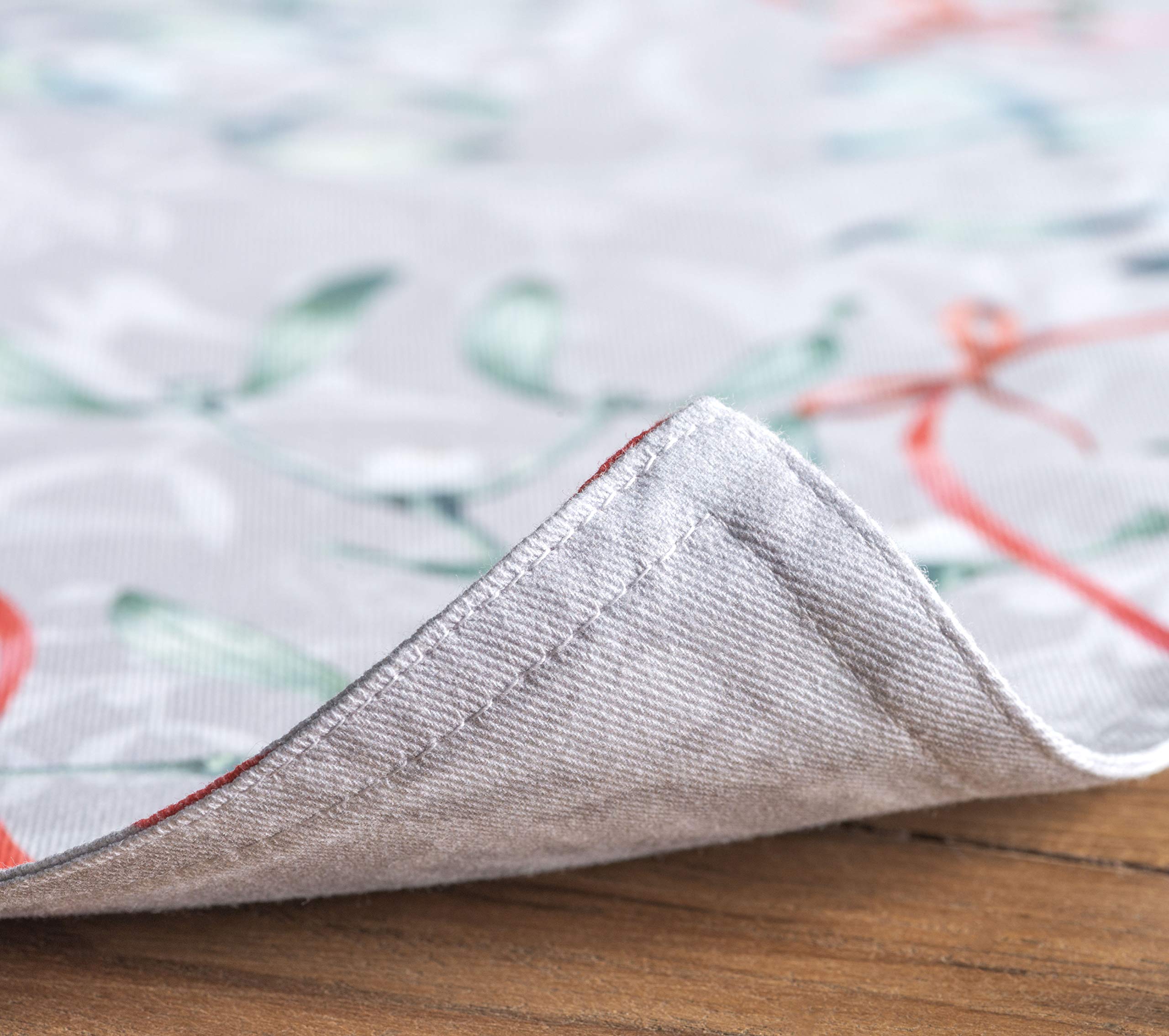 Maison d' Hermine Tischsets aus 100 % Baumwolle, waschbar, wiederverwendbar, für Thanksgiving, Weihnachtsdekoration, Küche, Esszimmer, Party, Hochzeit, Restaurant (Enora, 33 x 48,3 cm), 4 Stück