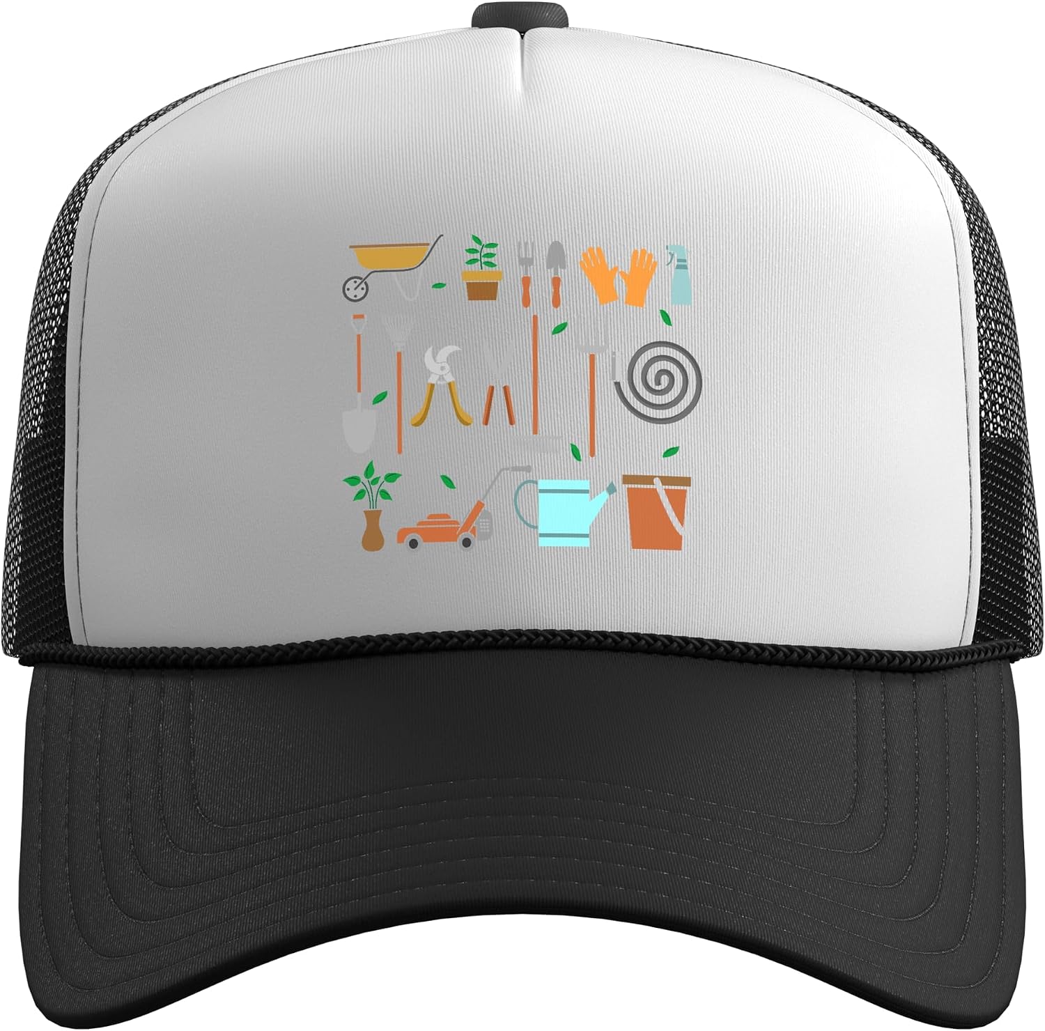 Gardening Tool Garden Gardener Funny Gardener Trucker Hat with Adjustable Mesh Back image 2