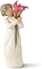 Willow Tree Bloom, Like Our Friendship, Vibrant and Ever-Constant, A Gift to Celebrate Friendships, or for Those Who Love Flowers, Sculpted Hand-Painted Figure