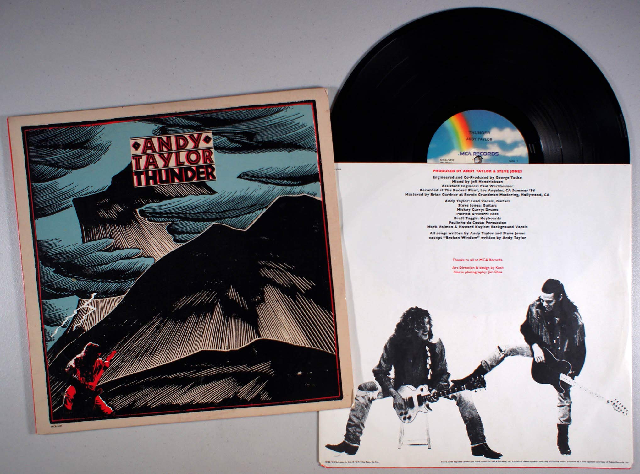 Amazon.com: Andy Taylor Thunder 1987 MCA Records