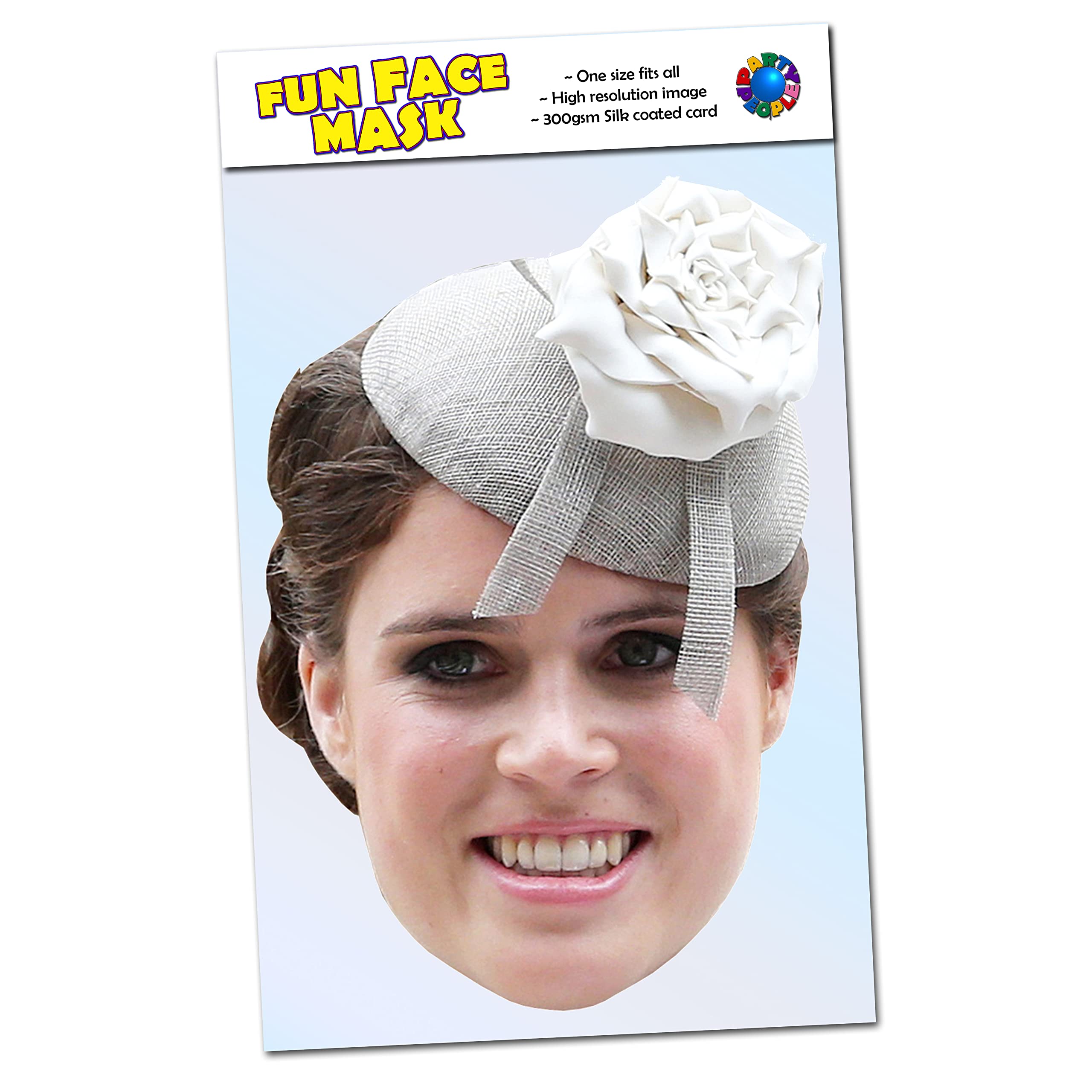 1 x Princess Eugenie Of York - Celebrity Face Mask - Ready To Wear - Princess Eugenie