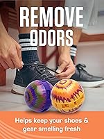 Vista 57 de Sof Sole Sneaker Balls - Bolas desodorizantes para zapatos, bolsas de gimnasio y casilleros, 1 par, Soccer