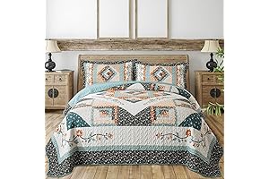 Premium King Size Quilts for Bed, Farmhouse Style