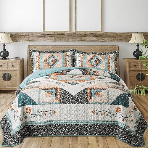 BEDIFANY Juego de edredón tamaño King colcha suave tamaño King edredón ligero tamaño King juegos de ropa de cama para decoración de cama para todas