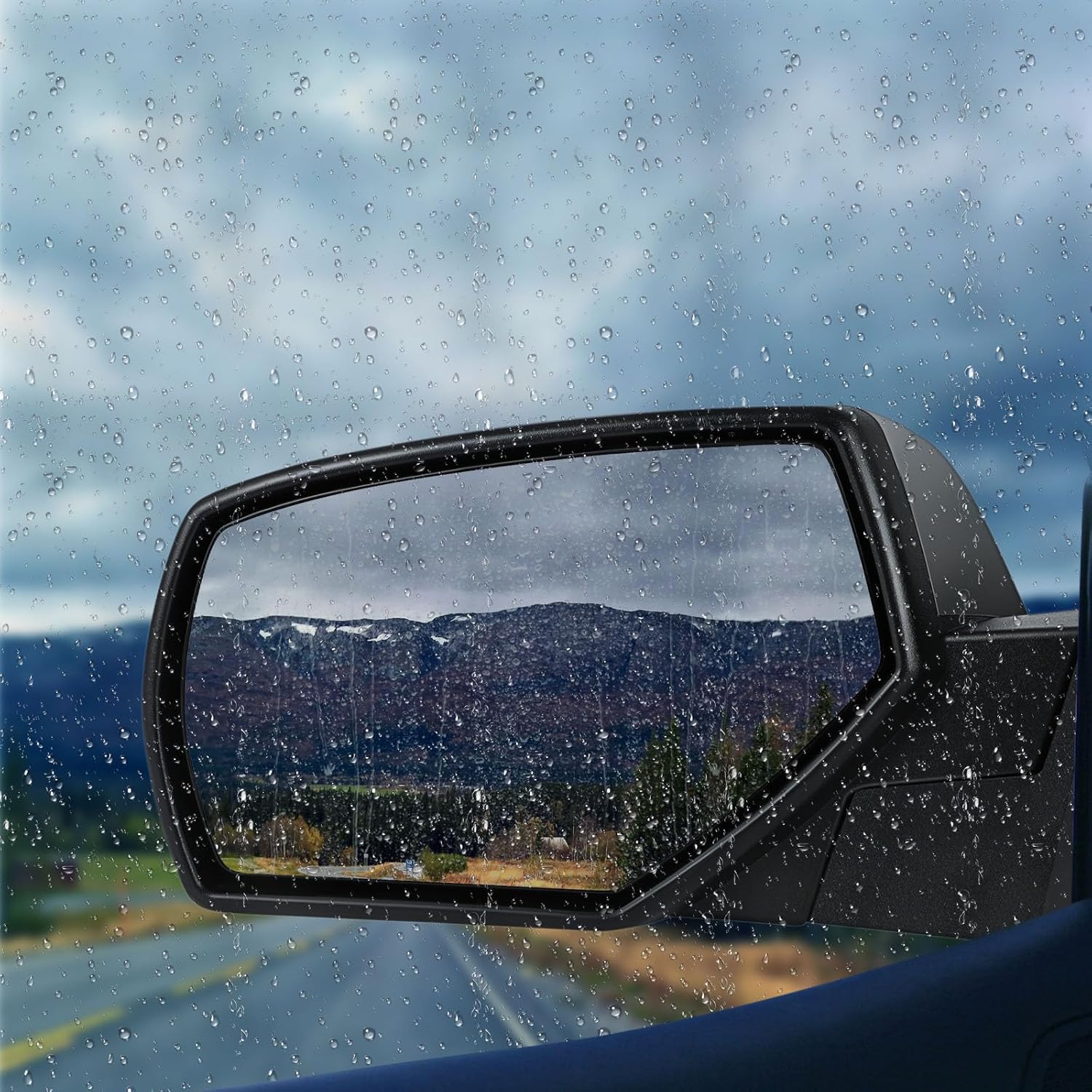 ECCPP Side Mirror Replacement Driver and Passenger Side Power Adjustment Heated 2014-2017 For Chevy Silverado 1500 For GMC Sierra 1500