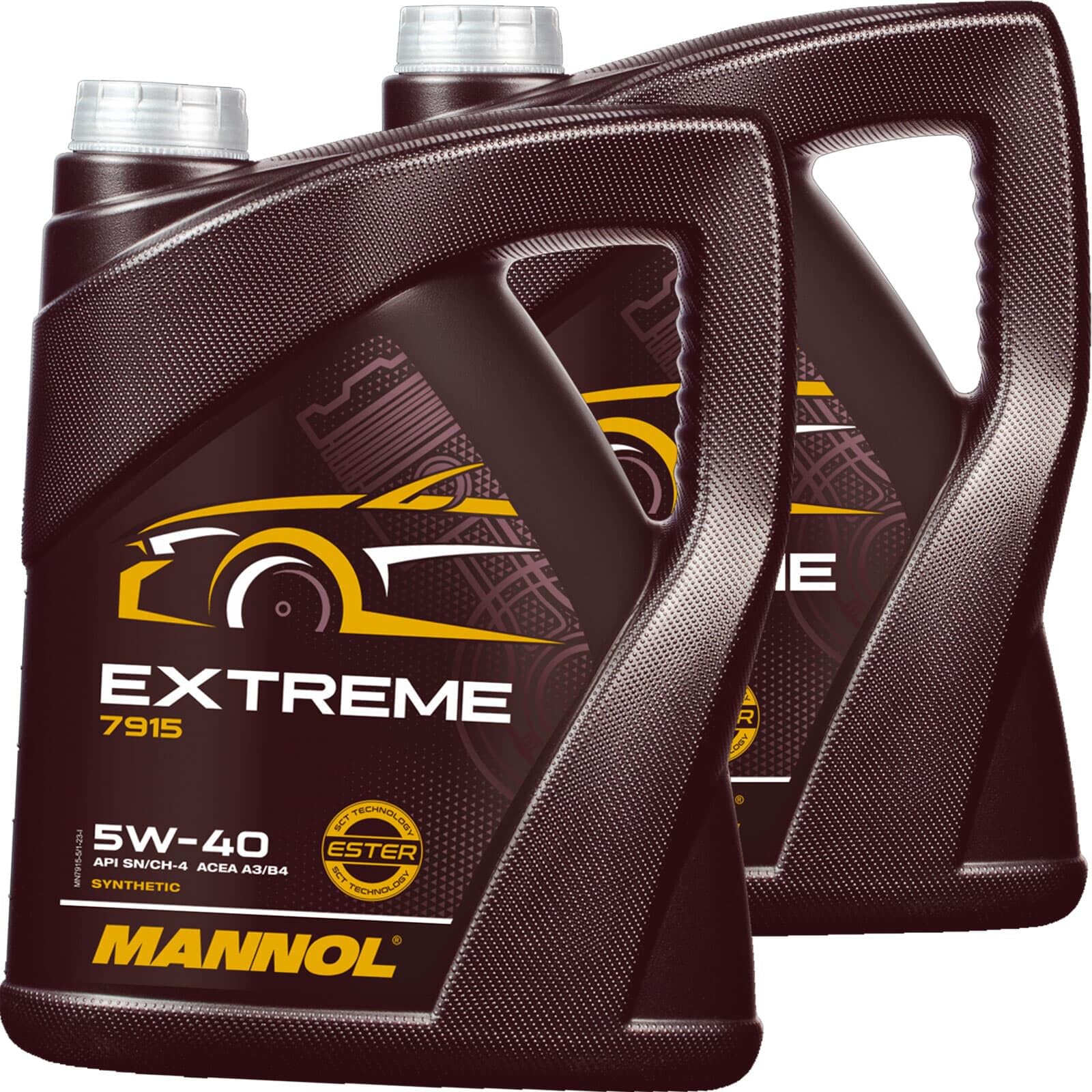 SCT Mannol 2x MN7915-5 Motoröl (5 L) | Motoröl Mannol 7915 Extreme 5W40 Api Sn Acea A3, Mannol 7915 Extreme 5W-40