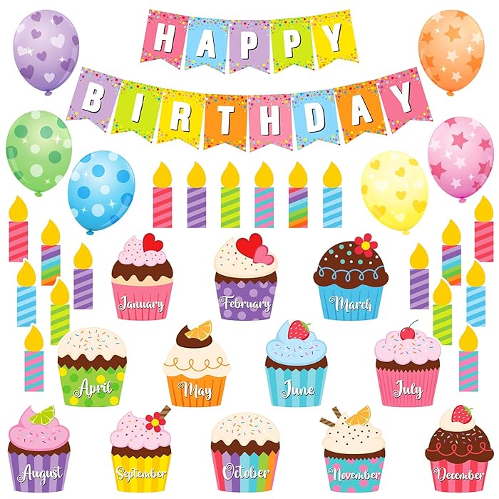 Buy 45 Pieces Happy Birthday Bulletin Board Set Birthday Bulletin Board buy-45-pieces-happy-birthday-bulletin-board-set-birthday-bulletin-board