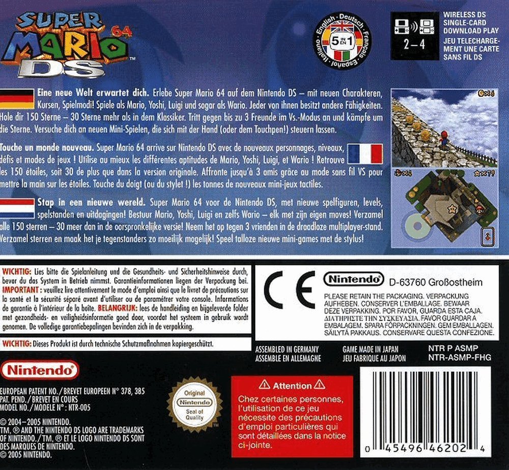 NINTENDO Super Mario 64 DS